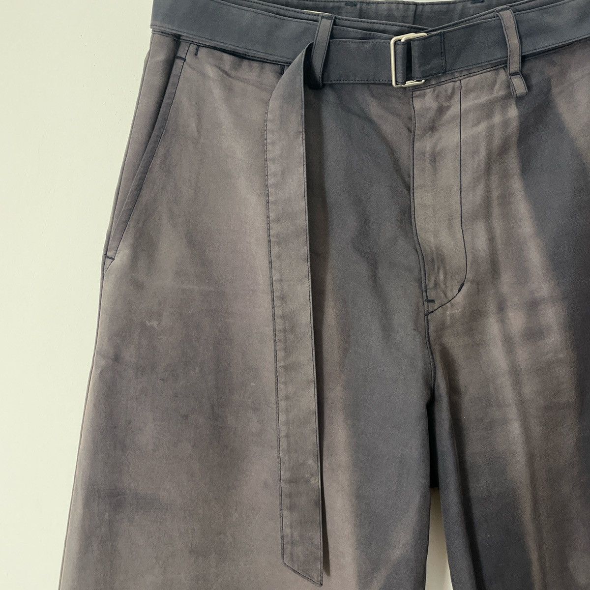 JiyongKim Jiyongkim SS23 Belted Trousers Size US 30 / EU 46 - 3 Thumbnail