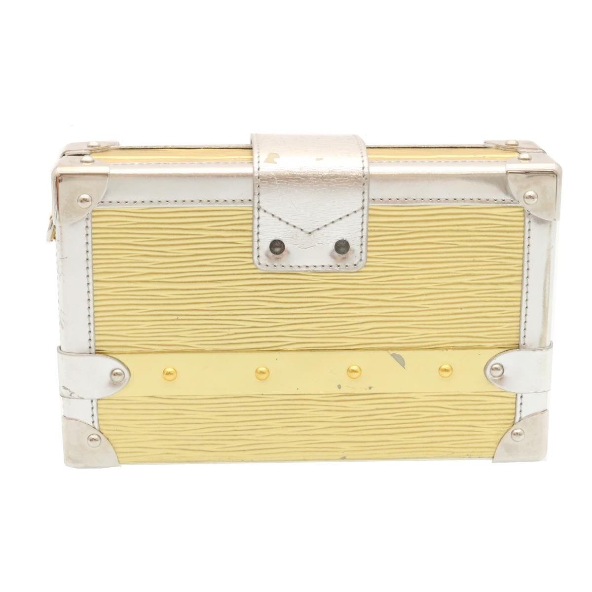 Louis Vuitton LOUIS VUITTON Epi Petite Mar Shoulder Bag Silver Gold M54652 Size ONE SIZE - 2 Thumbnail