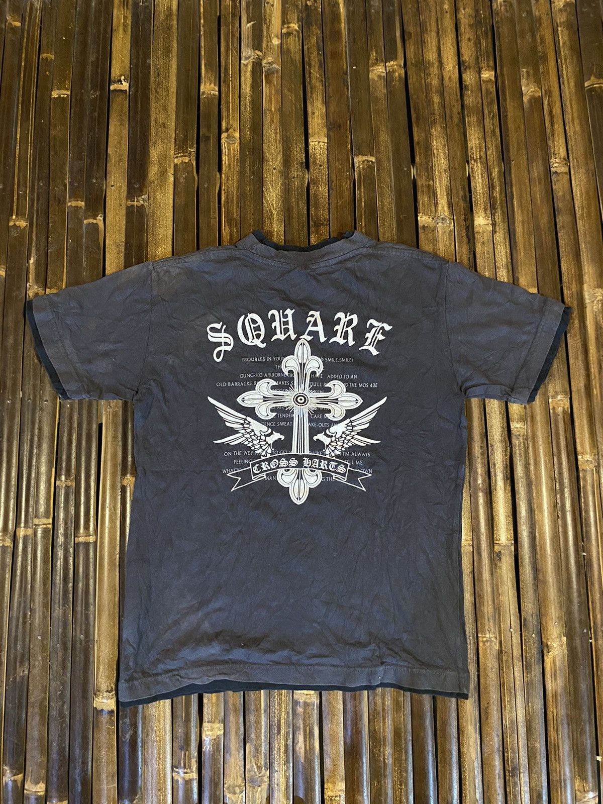 Japanese Brand SQUARE CROSS IFSIXWASNINE TSHIRT Size US M / EU 48-50 / 2 - 1 Thumbnail