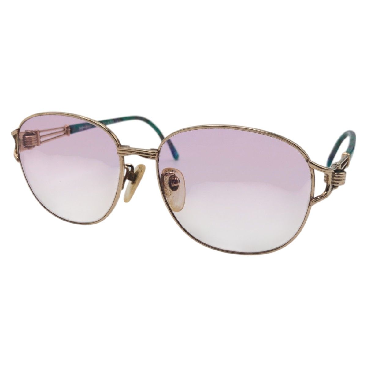 Yves Saint Laurent Yves Saint Laurent Yves Saint Laurent Metal Sunglasses Frame Metal Glasses CP 54◻︎15 135 30-6722 DUTY FREE for USA Size ONE SIZE - 1 Thumbnail