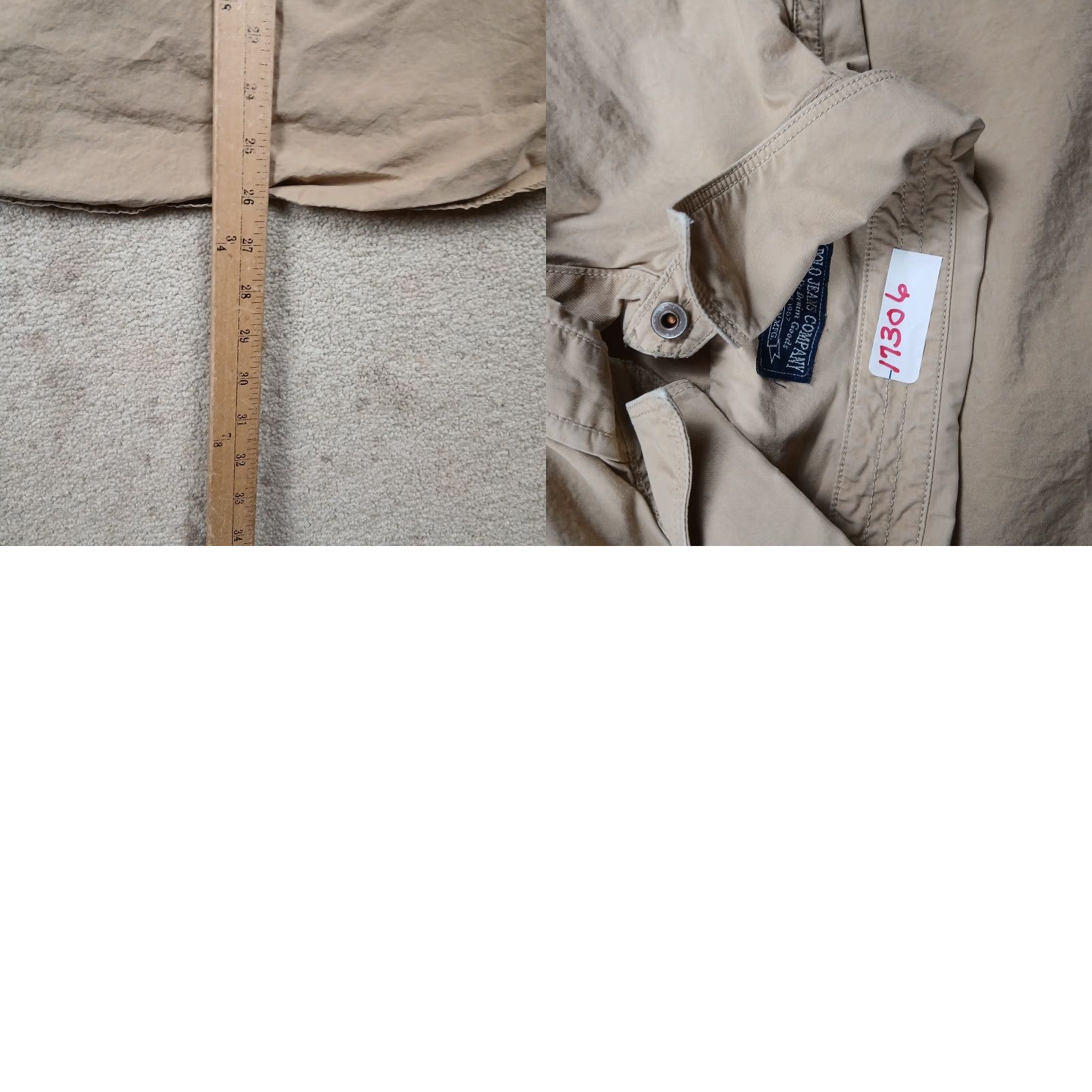Polo Ralph Lauren Polo Ralph Lauren Button-Up Shirt Mens Small Brown Military Polo Jeans Company Shirt Size US S / EU 44-46 / 1 - 8 Thumbnail
