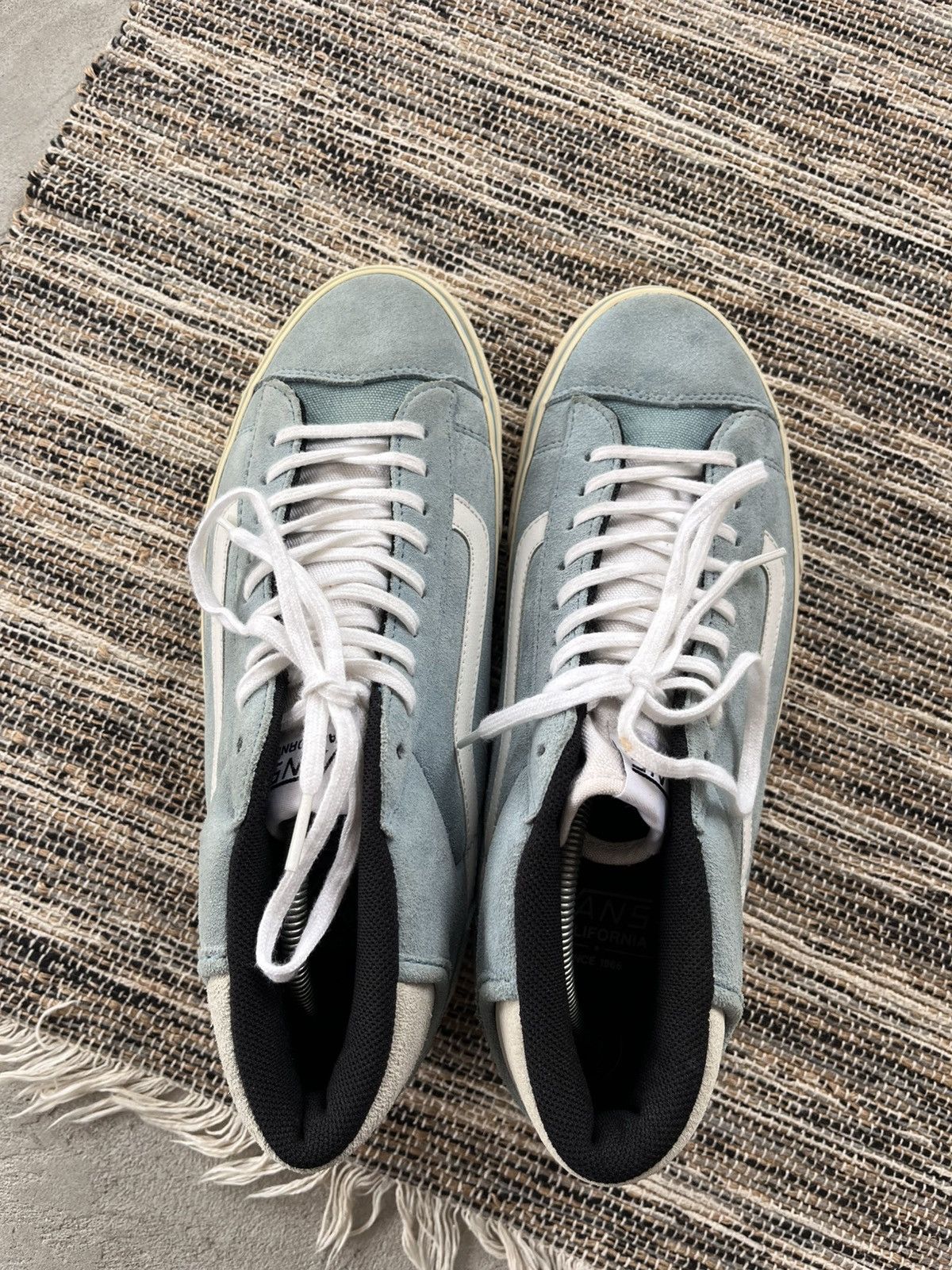 Vans Vintage Rare Vans California Suede Mid Blue Sneakers sk8 y2k Size US 9 / EU 42 - 12 Thumbnail