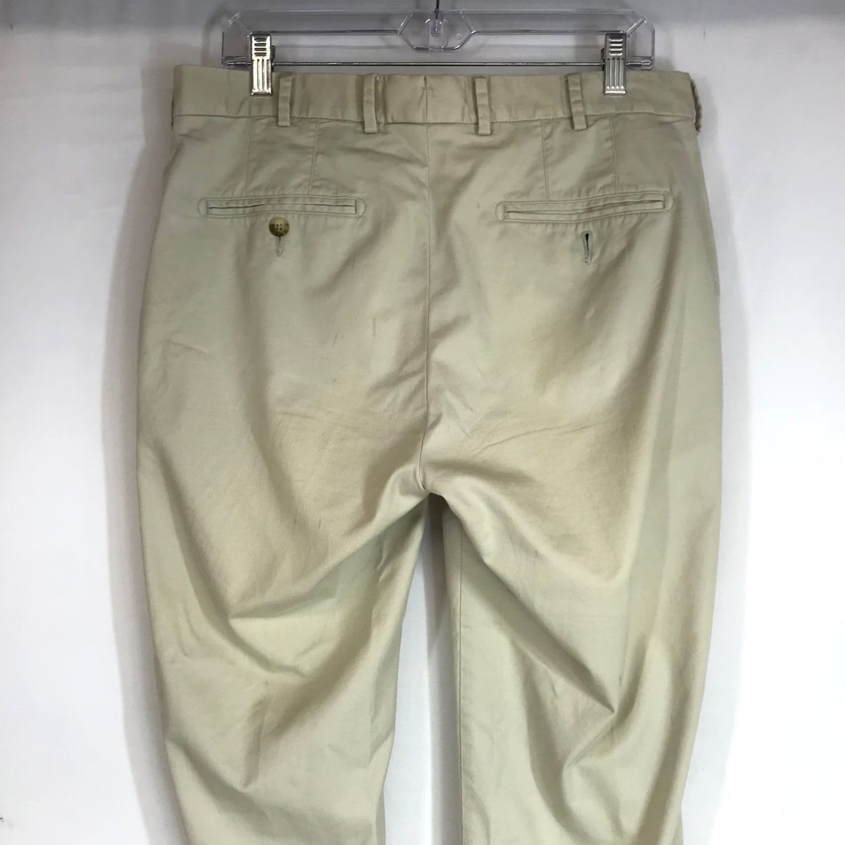 Peter Millar Peter Millar Mens Tan Chino Pants – Preppy Style, Size 33 Size US 33 - 5 Thumbnail