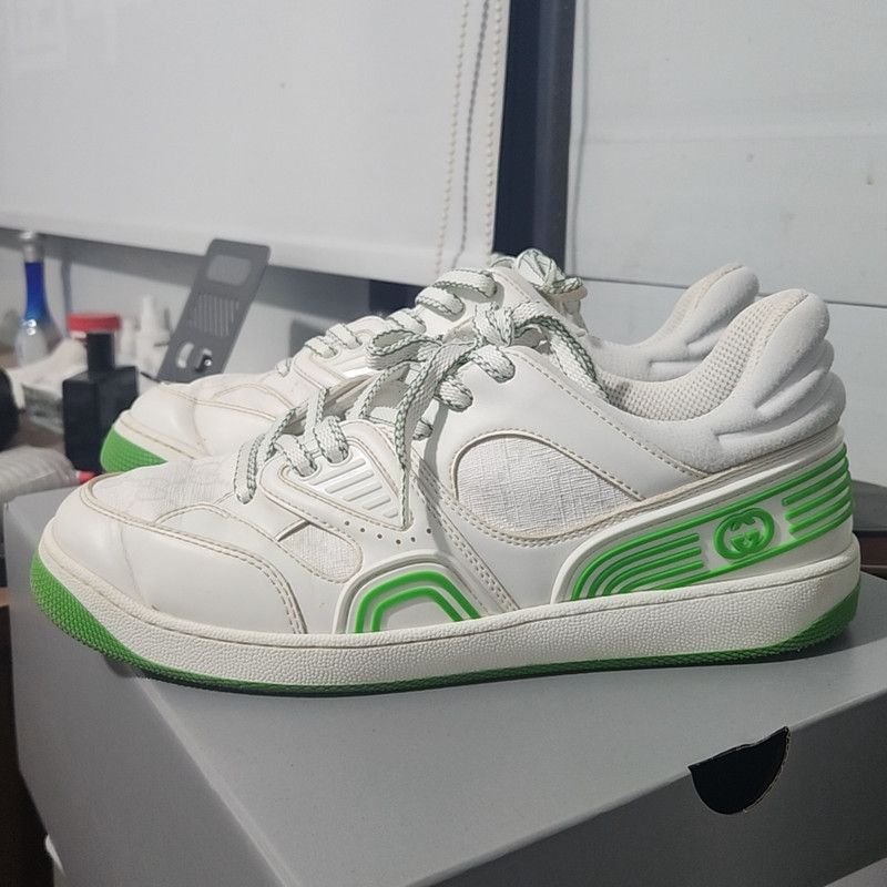 Gucci Gucci Lowtop Lace-Up Fashion Sneakers for Men 0079 Size US 8 / EU 41 - 1 Thumbnail