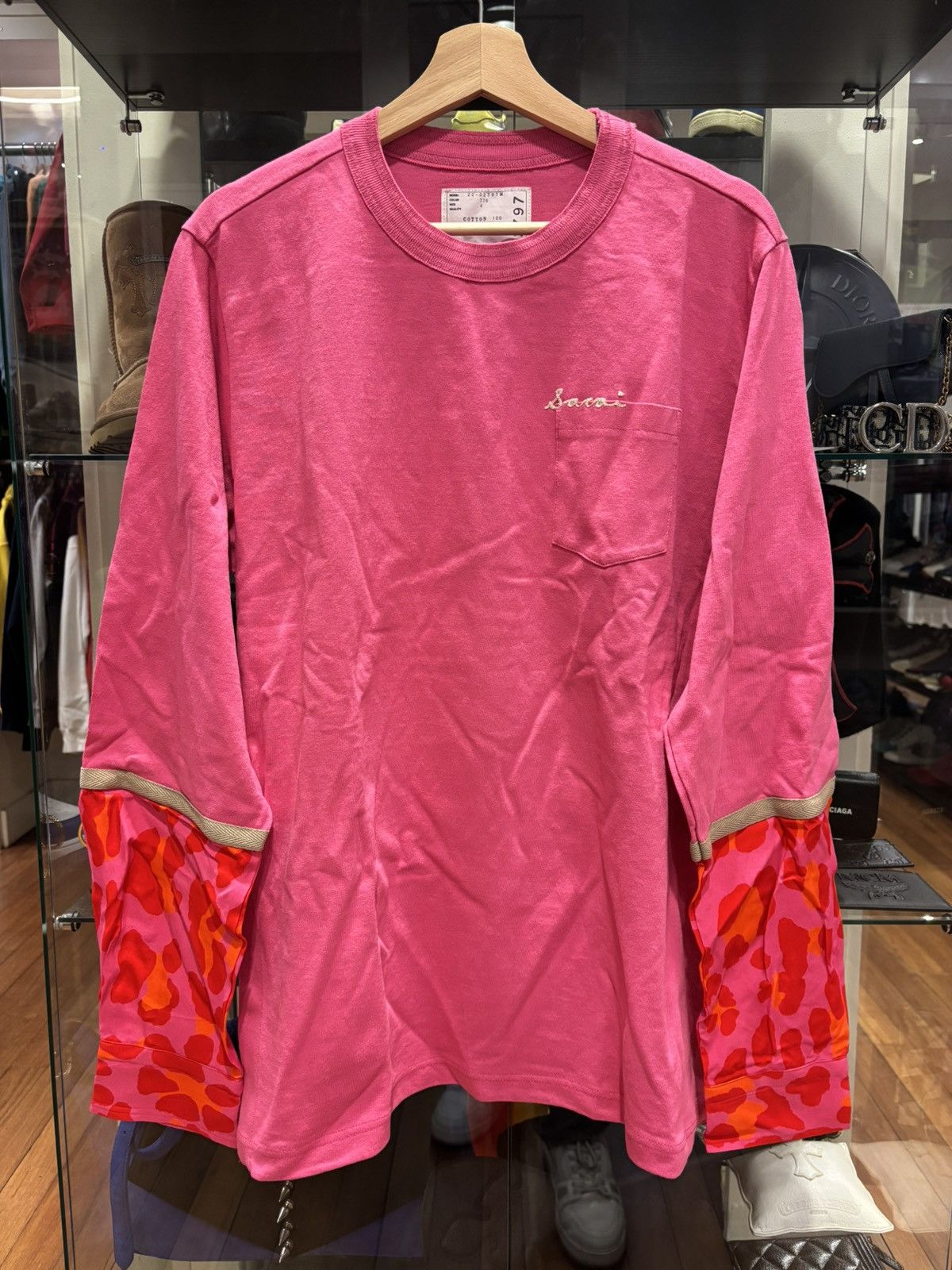Sacai Sacai Pocket LS Top Size US XL / EU 56 / 4 - 1 Thumbnail