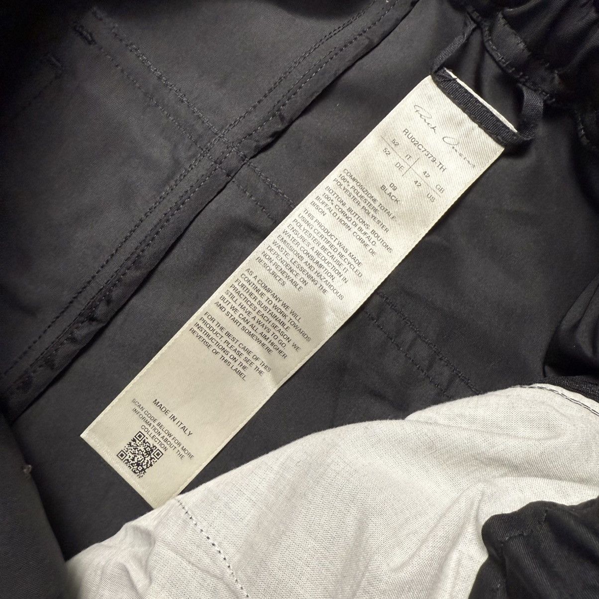 Rick Owens Rick Owens FW/23 Luxor Cargo Nylon ‘Black’ Pants Size US 34 / EU 50 - 6 Thumbnail