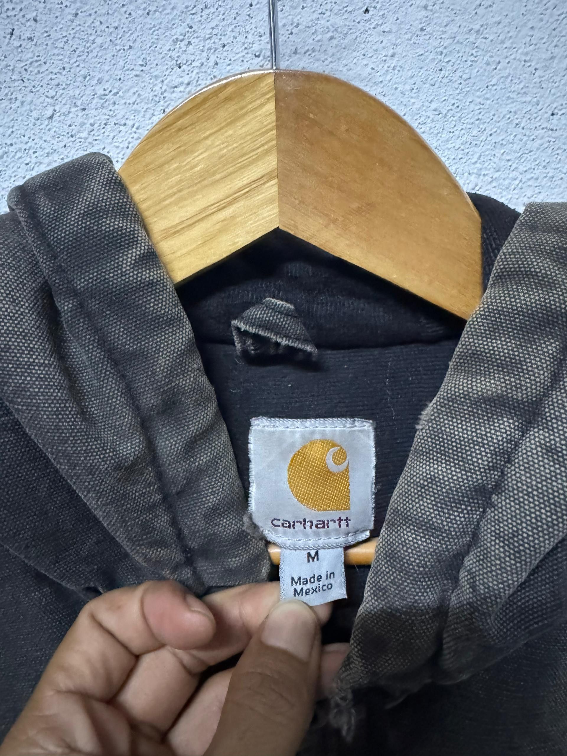 Carhartt Vintage sunfaded distressed carhatt hooded jacket workwear Size US M / EU 48-50 / 2 - 12 Thumbnail