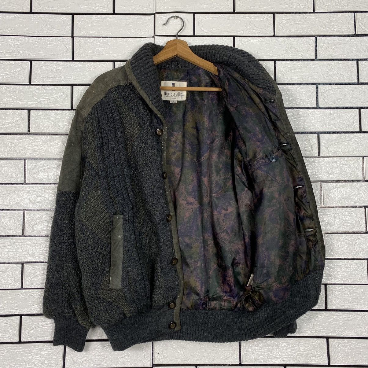 Japanese Brand 📌Vintage Wool Bomber Jacket Nicole St Gilles Issey Miyake Size US L / EU 52-54 / 3 - 12 Thumbnail