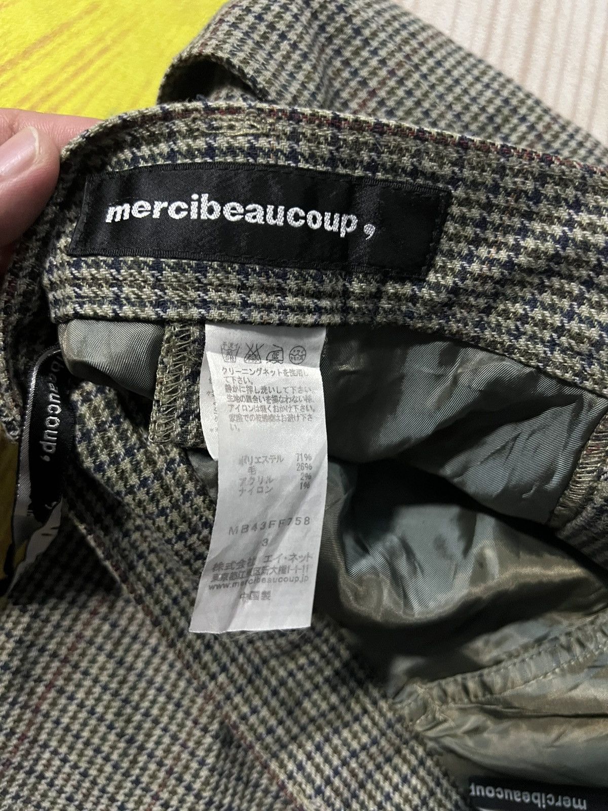 Issey Miyake × Pleats Please Issey Miyake × mercibeaucoup MERCIBEAUCOUP WOOL PANTS JAPAN Size US 30 / EU 46 - 14 Thumbnail