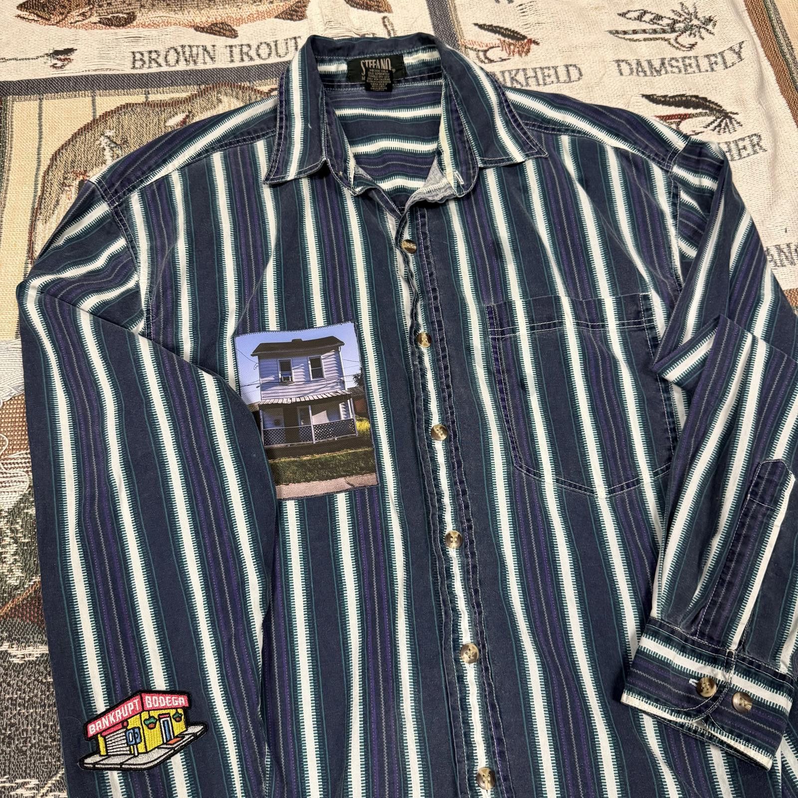 Wrangler Aztec Style Bankrupt Boutique Wrangler Style Button Up Size US L / EU 52-54 / 3 - 5 Thumbnail