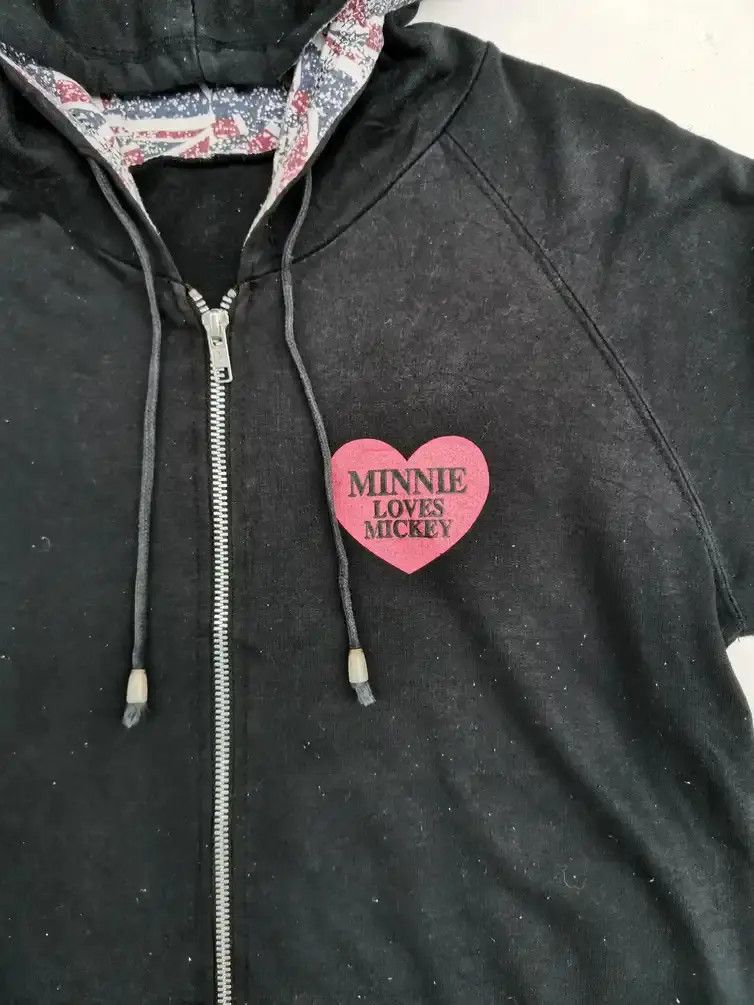 Disney × Mickey Mouse Disney Minnie Mouse Hoodie Zipper Sweatshirt Size US L / EU 52-54 / 3 - 5 Thumbnail