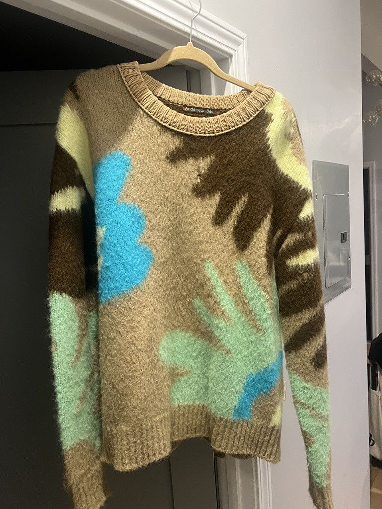 Andersson Bell Andersson Bell Flower intarsia sweater Size US L / EU 52-54 / 3 - 2 Thumbnail