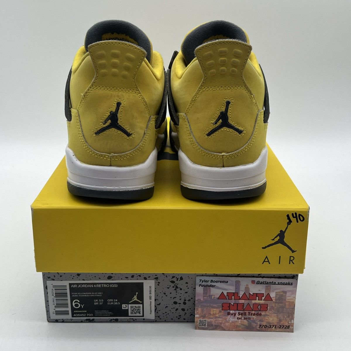 Jordan Brand Air Jordan 4 lightning Size US 6 / EU 39 - 3 Thumbnail