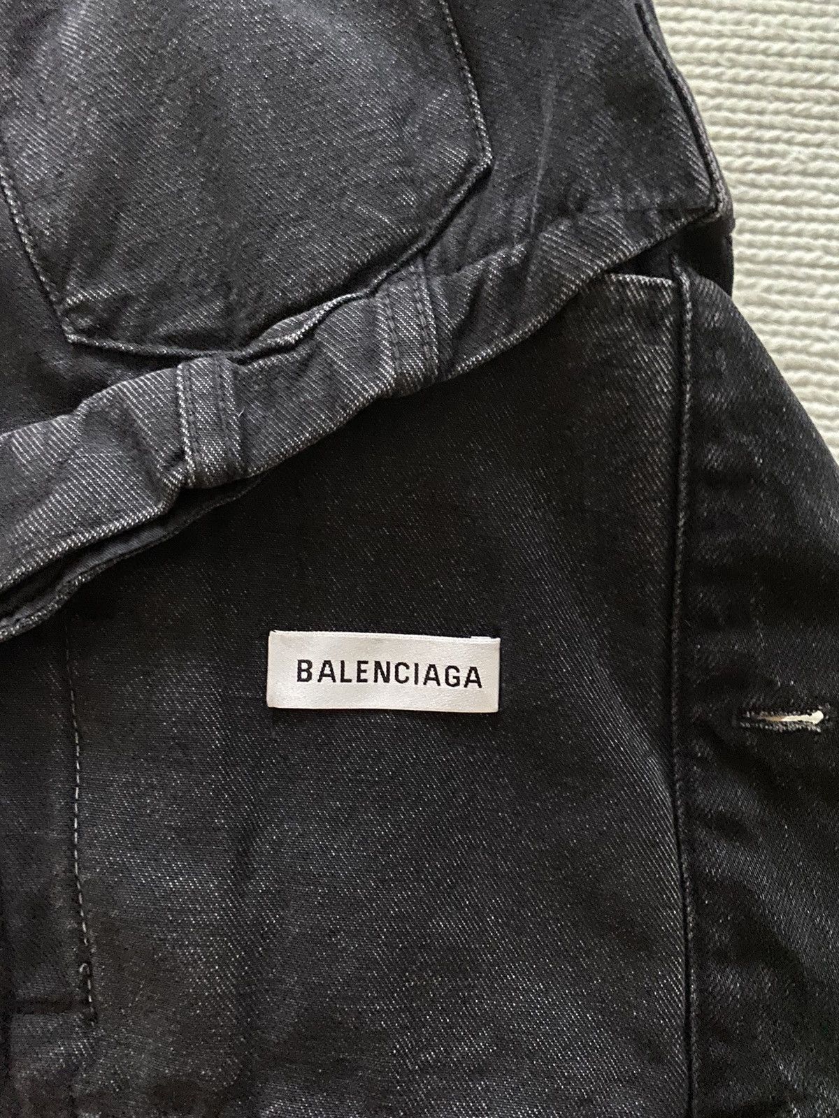 Balenciaga Balenciaga swing black denim jacket Size US M / EU 48-50 / 2 - 4 Thumbnail