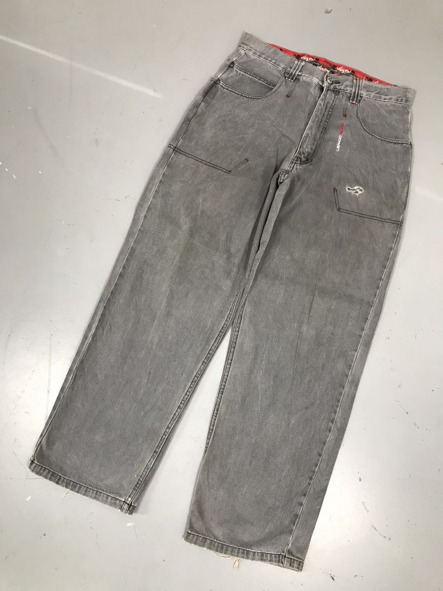 JNCO × Vintage Vintage paco embroidered denim Size US 33 - 4 Thumbnail