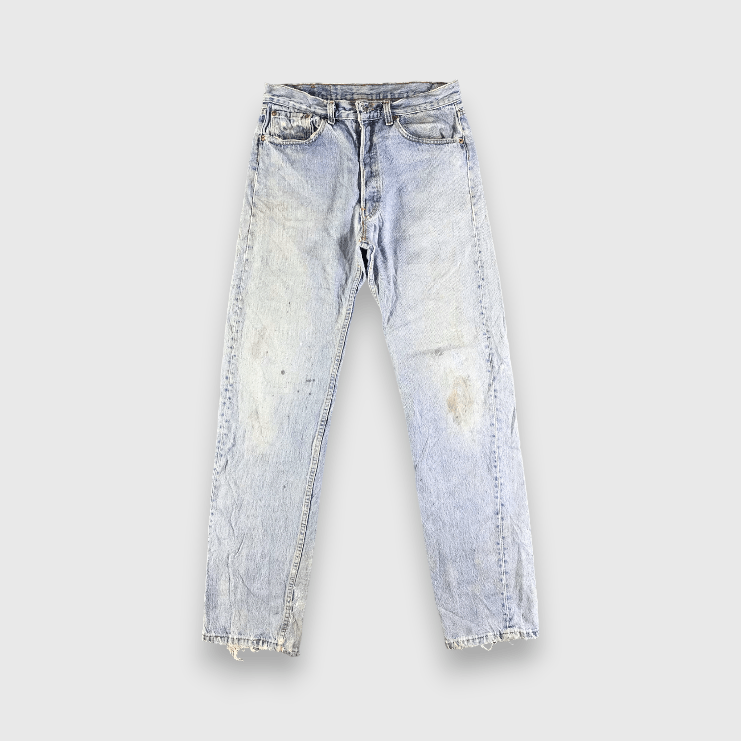 Levi's 90s Vintage Light Wash Levis 501 Jeans-J3918 Size US 30 / EU 46 - 1 Thumbnail