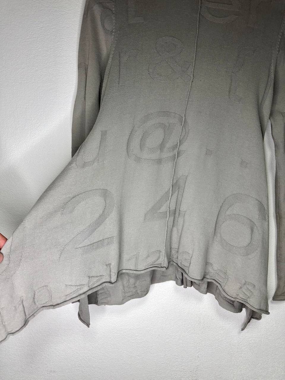 Rundholz Rundholz Avant-Garde Knit Cardigan Gray Abstract Pattern Y2K Size S / US 4 / IT 40 - 12 Thumbnail