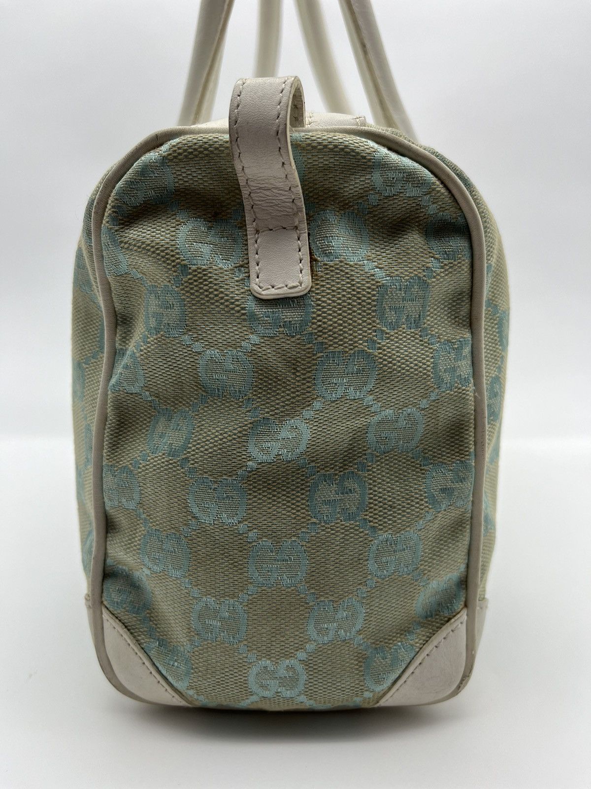 Gucci GUCCI GG Canvas Shoulder Bag Light Blue Size ONE SIZE - 3 Thumbnail