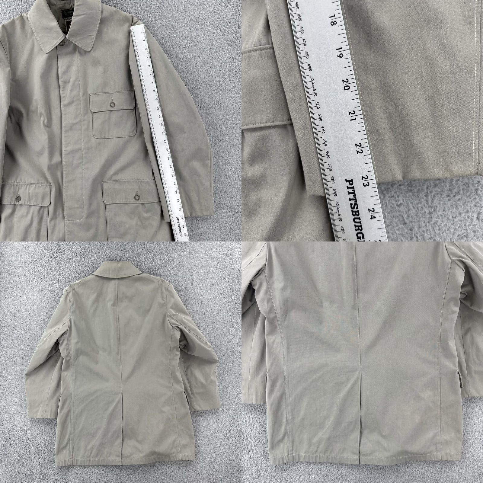 Abercrombie & Fitch VINTAGE Abercrombie & Fitch Mighty Mac Portwear Out O Gloucester Jacket Mens L Beige Fur Fitch Cotton Sportswear/Beach 1960s Size US L / EU 52-54 / 3 - 9 Thumbnail