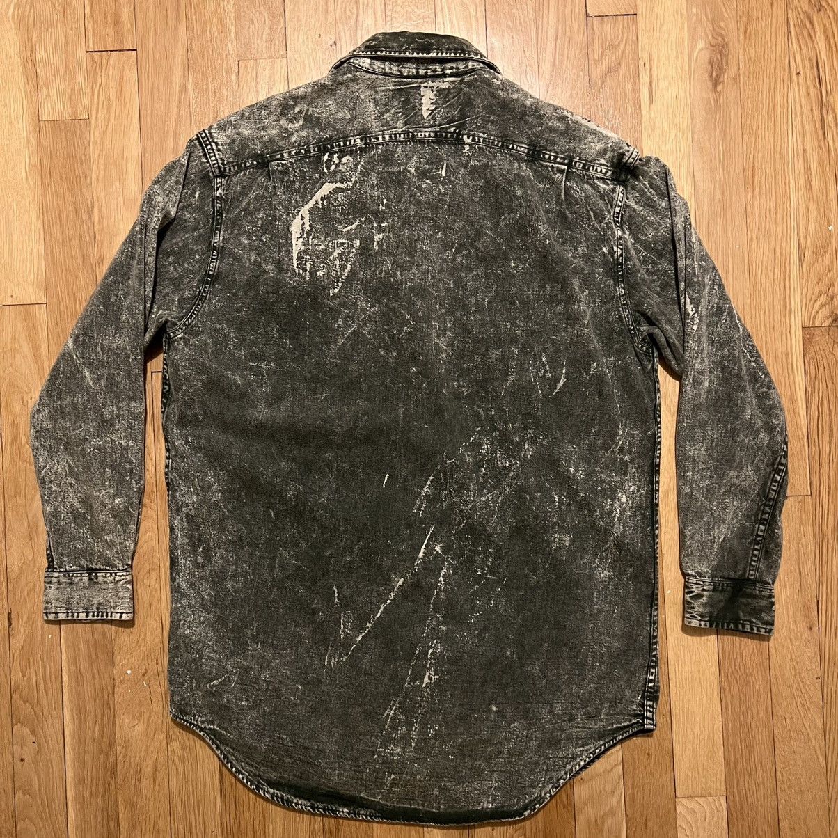 Aeropostale Vintage Aeropostale Mens Large Button Up Acid Wash Green Size US L / EU 52-54 / 3 - 4 Thumbnail