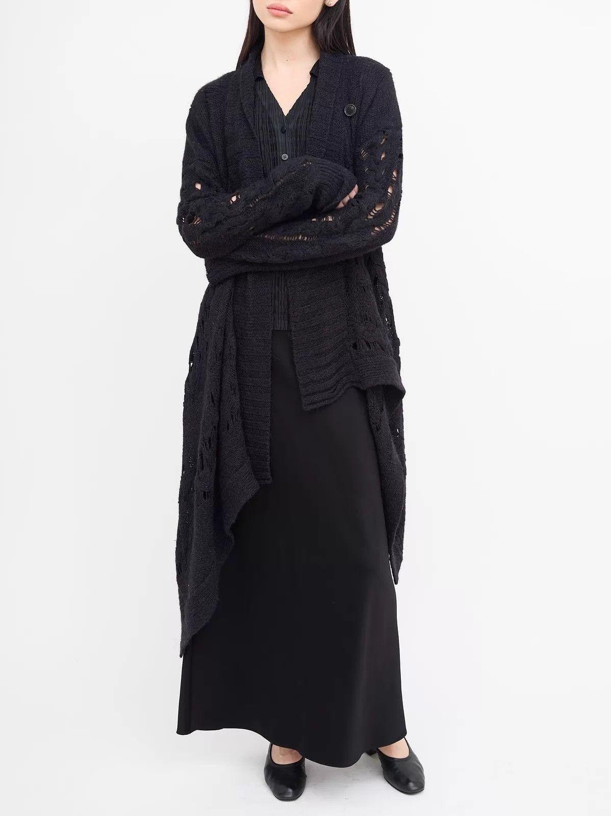 Ann Demeulemeester Ann Demeulemeester 10AW mixed color sweater cardigan 36 Size XS / US 0-2 / IT 36-38 - 3 Thumbnail