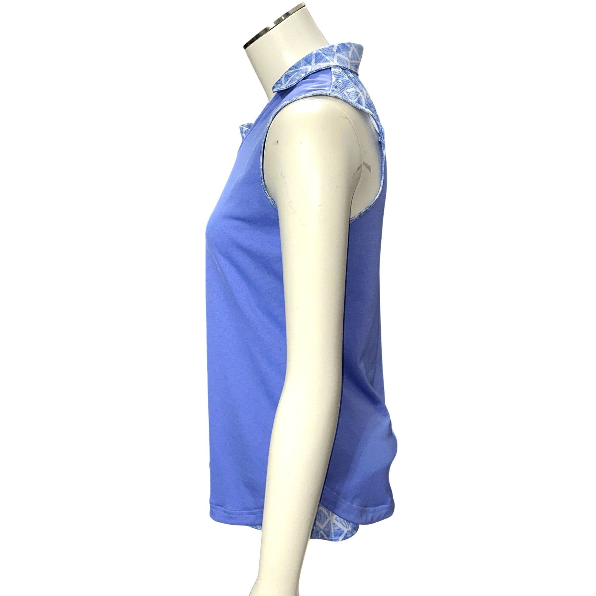 Adidas Adidas Purple Sleeveless Golf Shirt Geometric Trim Size L Sp Size L / US 10 / IT 46 - 5 Thumbnail