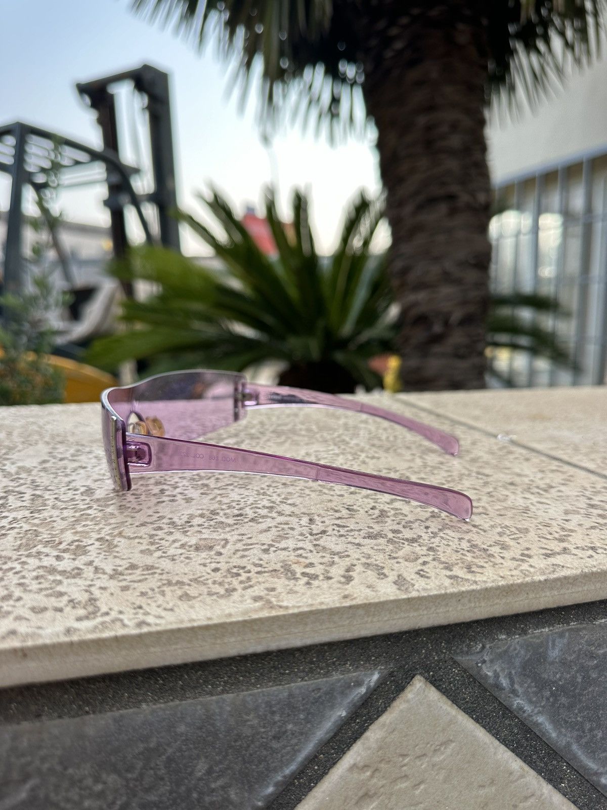 Versus Versace Versus Versace Sunglasses Pink mod.E68 Size ONE SIZE - 3 Thumbnail