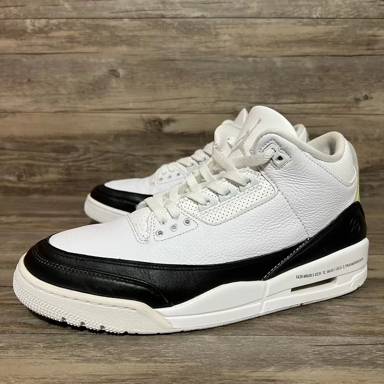 Nike Air Jordan 3 x Fragment Lightning Black/White 45 Size US 12 / EU 45 - 1 Thumbnail