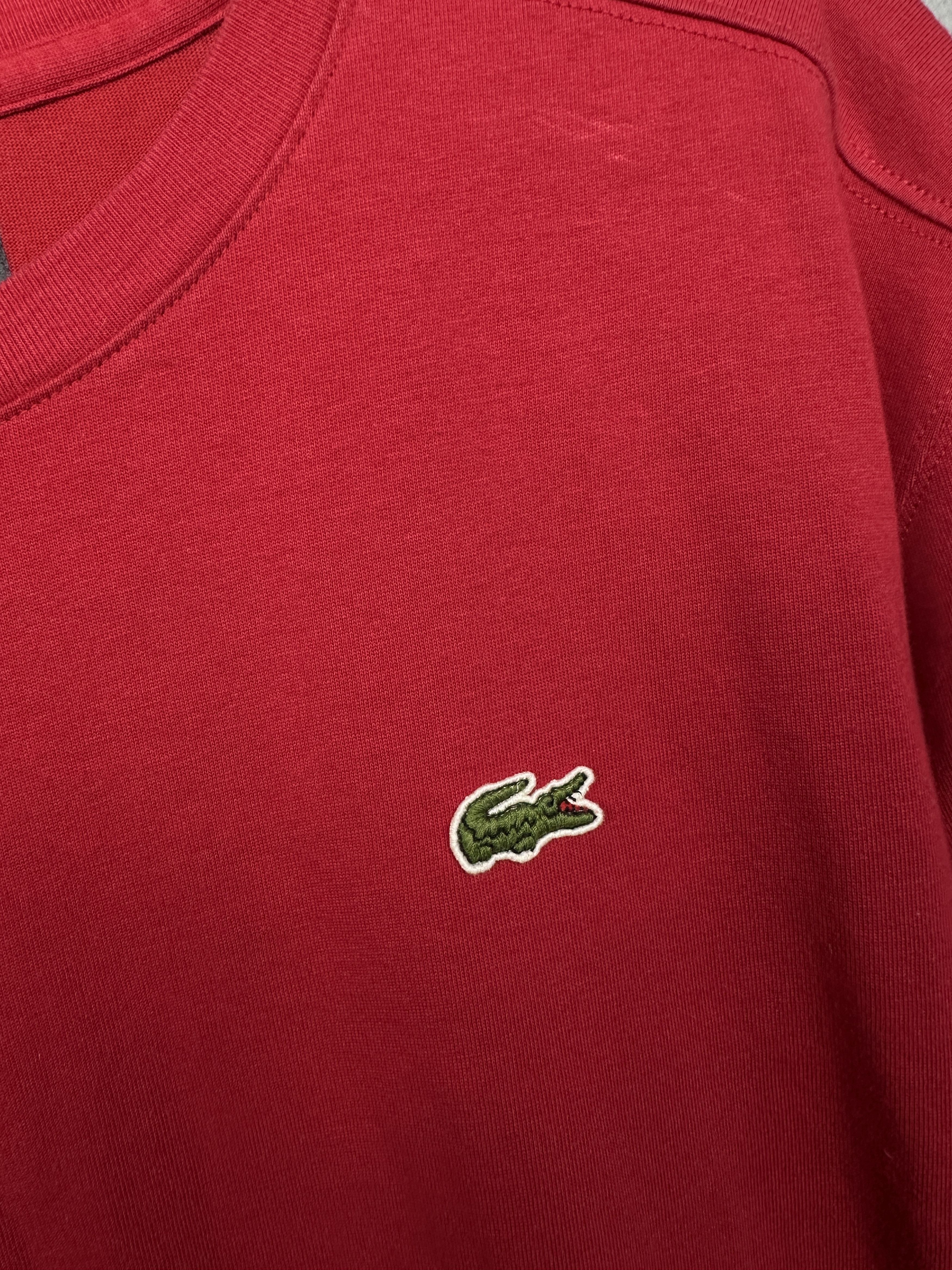 Lacoste × Vintage Lacoste Vintage Mens Crew Neck T-Shirt Size US L / EU 52-54 / 3 - 3 Thumbnail
