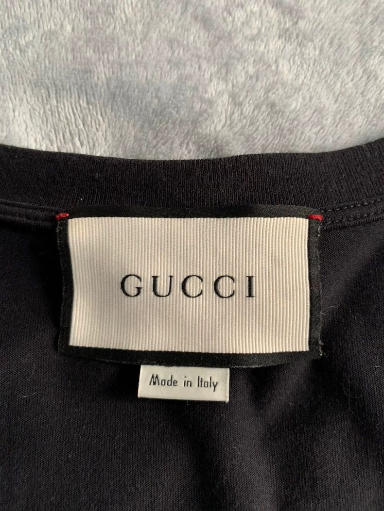 Gucci Gucci Black Crew Neck T-Shirt Size XXS - dmc Size US XXS / EU 40 - 1 Thumbnail