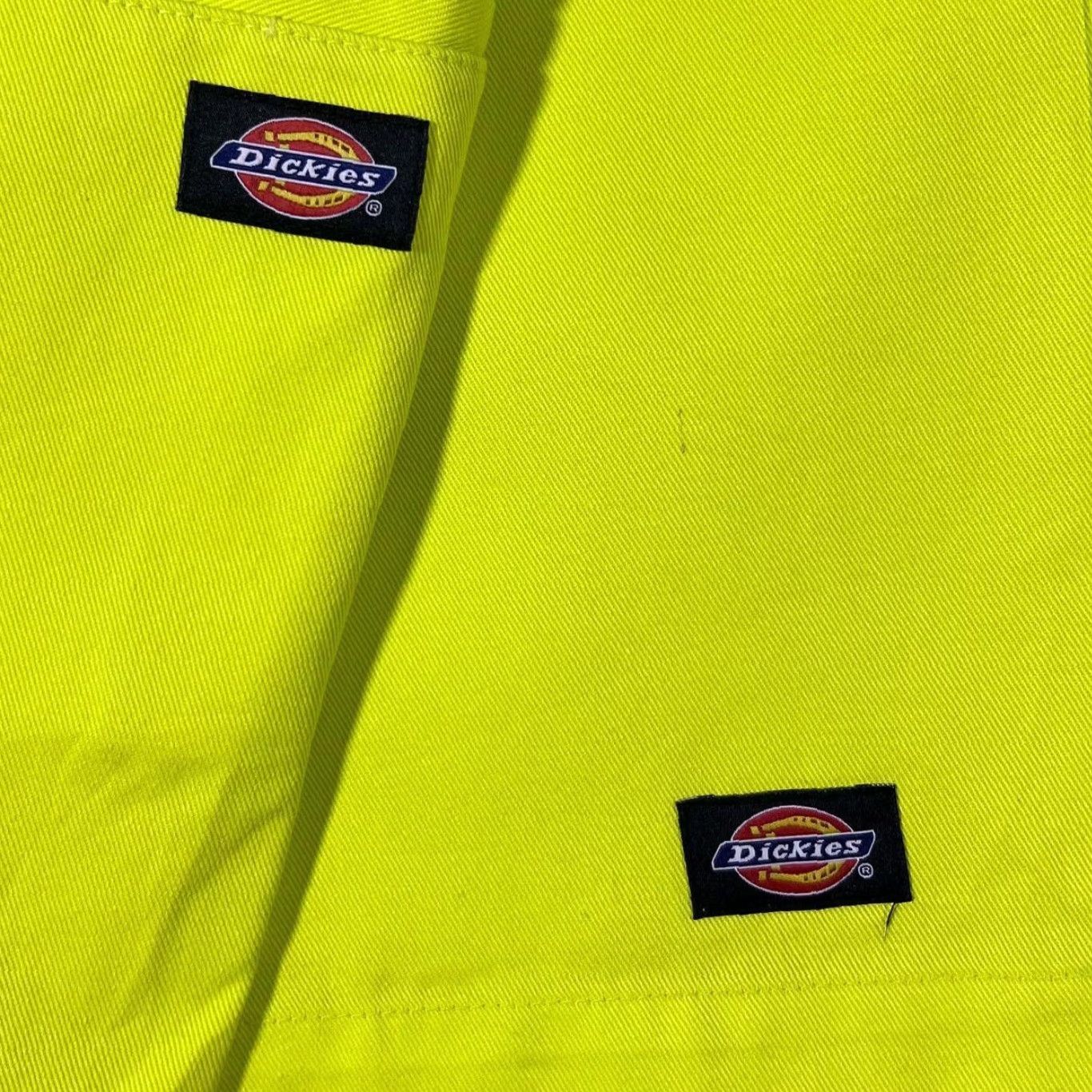 Dickies Dickies "Loose Fit" Skater Workwear Fluorescent Green Yellow Shorts 28 Size US 28 / EU 44 - 3 Thumbnail