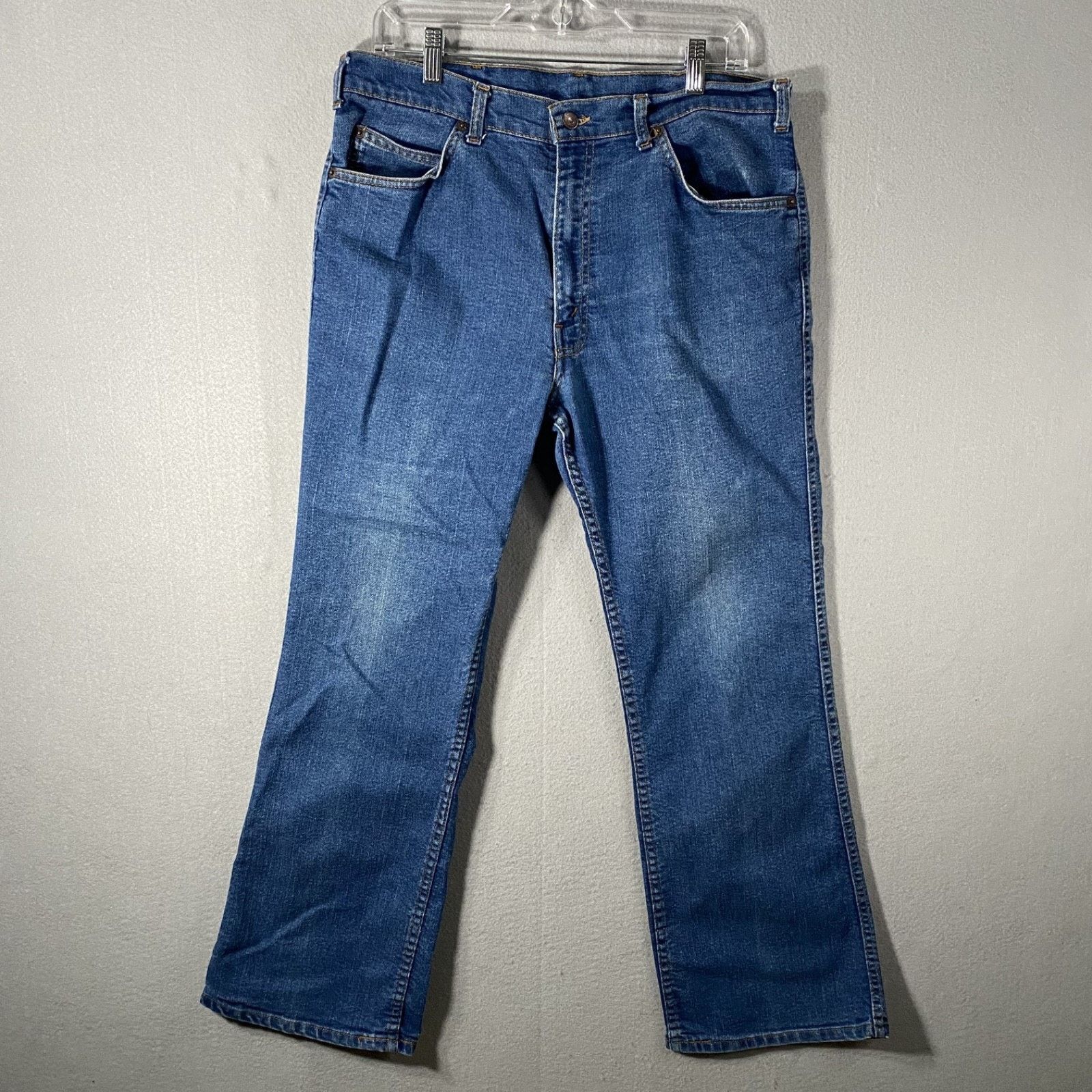 Levi's Vtg Levis Men Orange Tab Denim Blue Jean Pants Size 34 x 28 Size US 34 / EU 50 - 1 Thumbnail