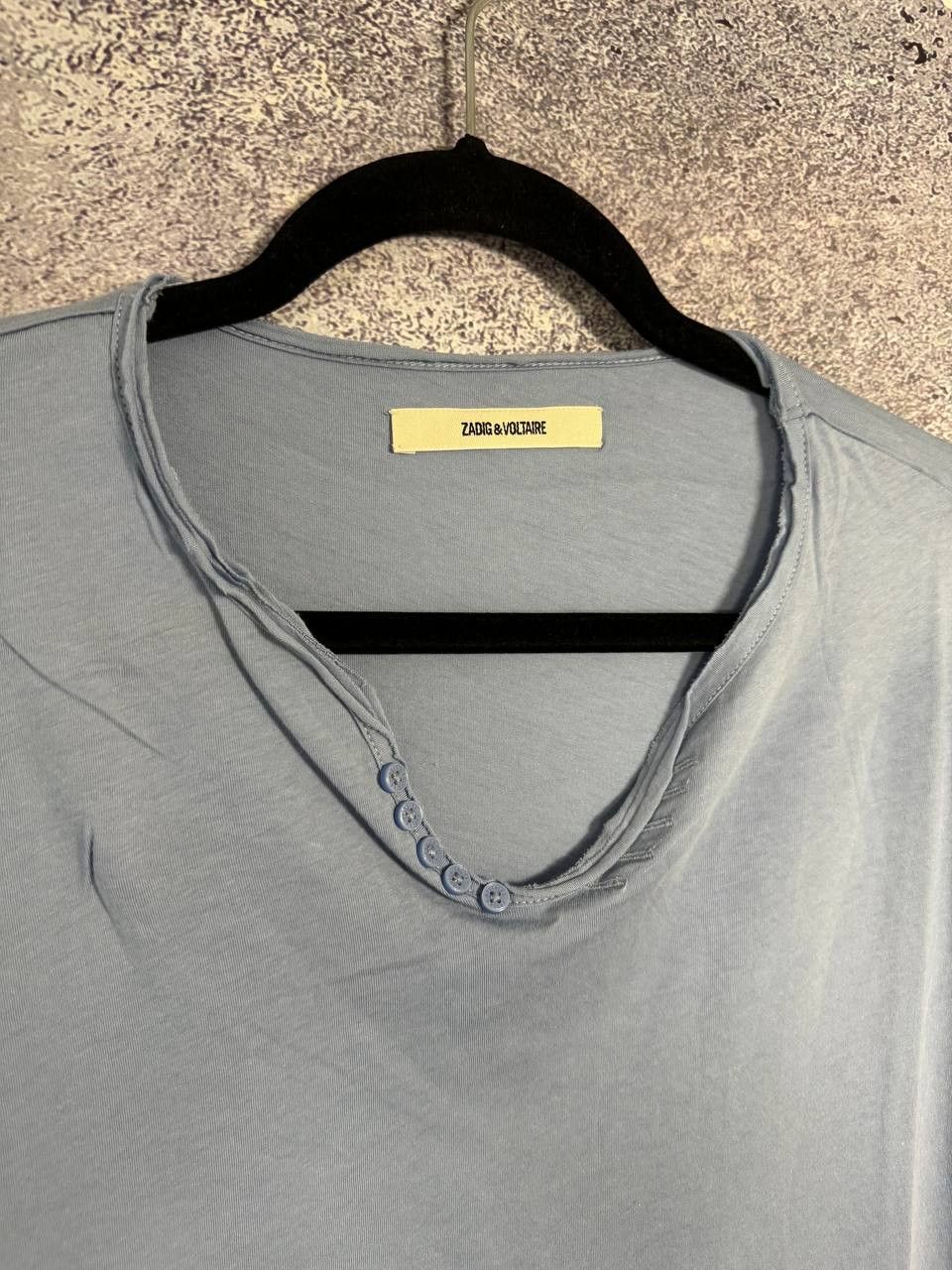 Zadig & Voltaire Zadig & Voltaire V Neck T-Shirt Medium Oldmoney Size US M / EU 48-50 / 2 - 9 Thumbnail
