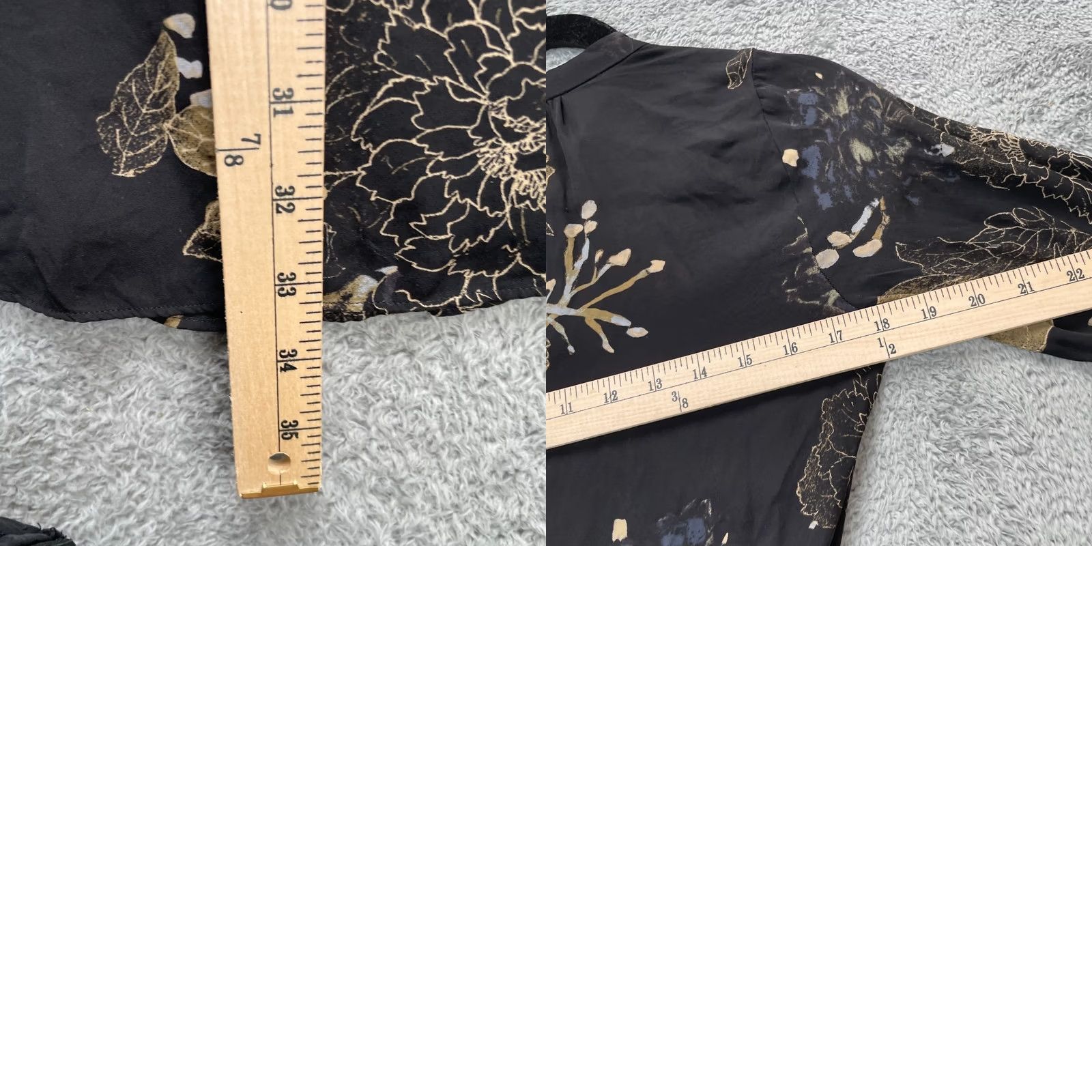 Aritzia Aritzia Dress Womens XS Black Babaton Bennett Floral V Neck Tie Waist Mini Shirt? Size XS / US 0-2 / IT 36-38 - 8 Thumbnail