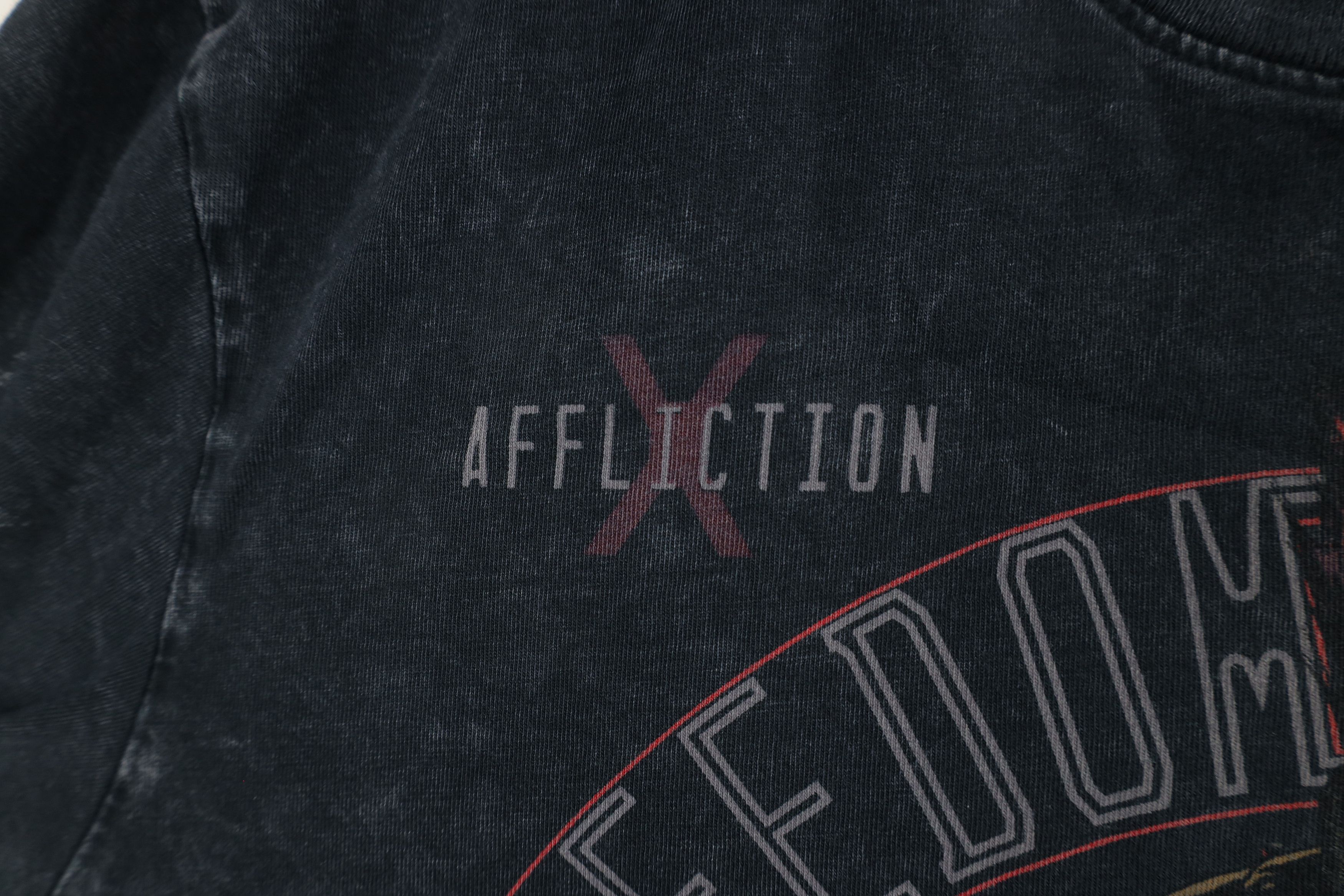 Affliction × Vintage Vintage Affliction MMA Molon Labe Spartans Skull T-Shirt USA Size US L / EU 52-54 / 3 - 5 Thumbnail