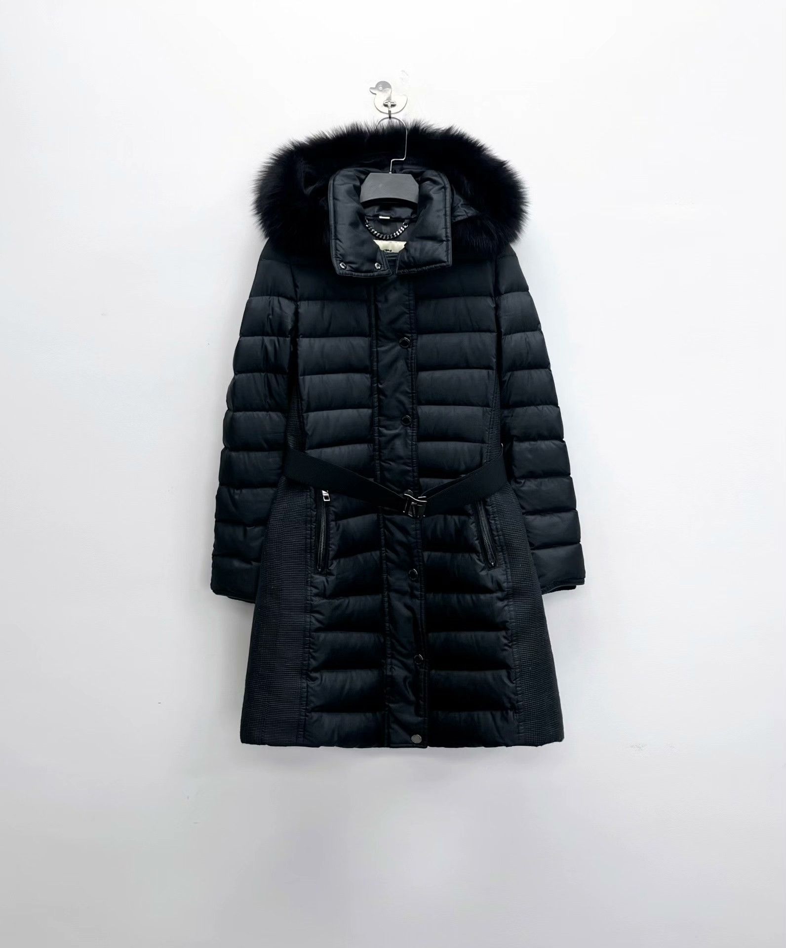 Burberry Burberry Striped Plaid Multi Down Jacket 6 Women Size XS / US 0-2 / IT 36-38 - 1 Thumbnail