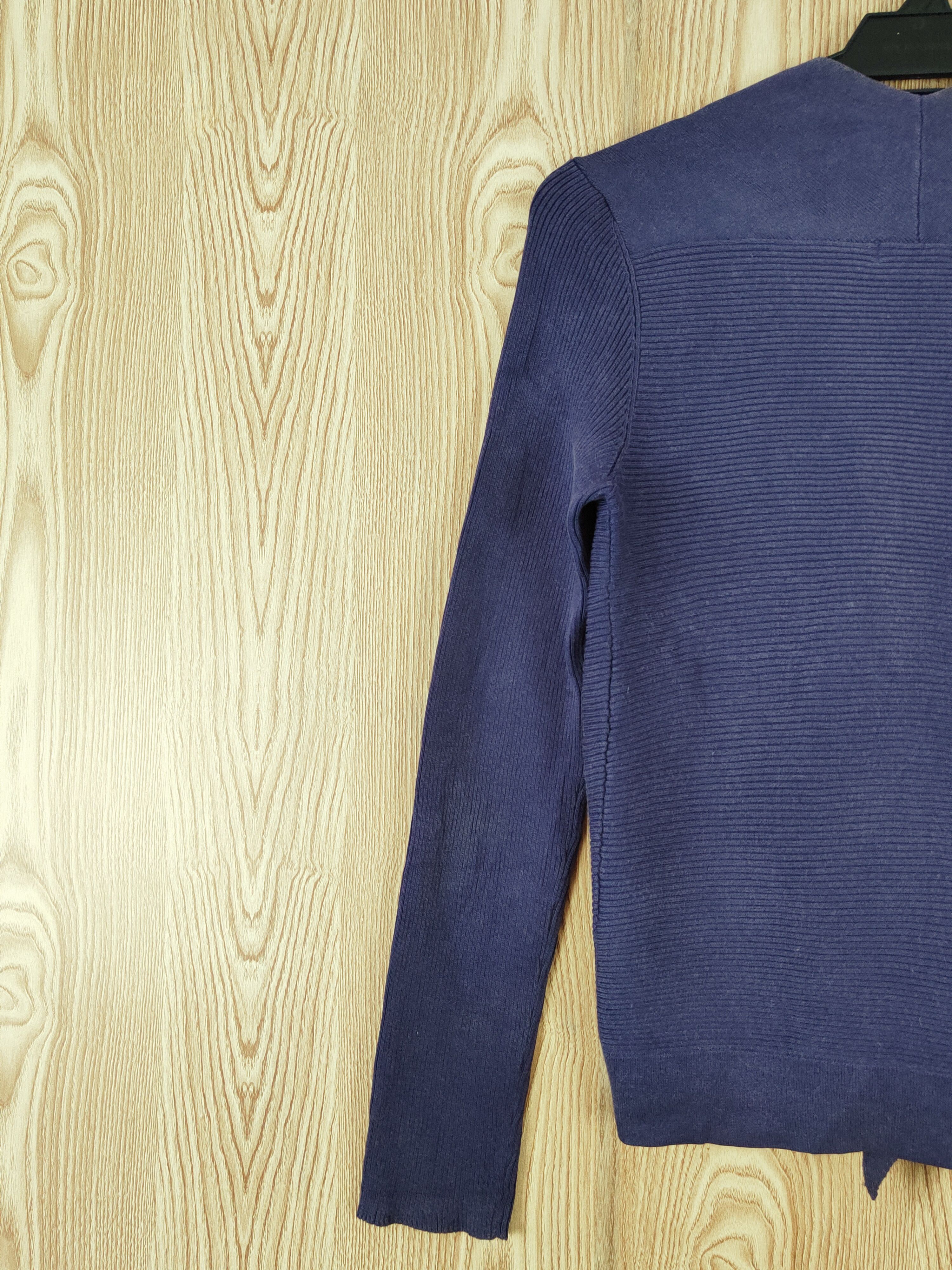 Japanese Brand × Vintage Elle Navy Knitwear Cardigan #W807 Size XS / US 0-2 / IT 36-38 - 8 Thumbnail