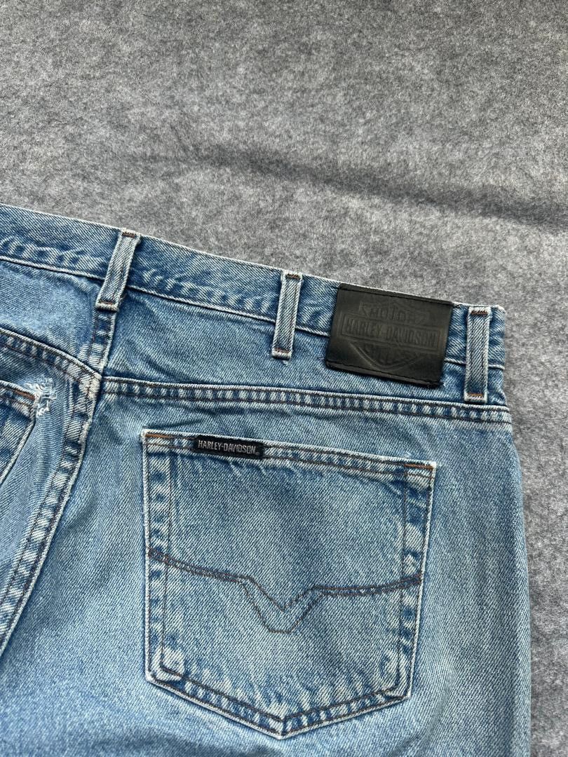 Harley Davidson HARLEY DAVIDSON BLUE JEANS Size US 38 / EU 54 - 4 Thumbnail