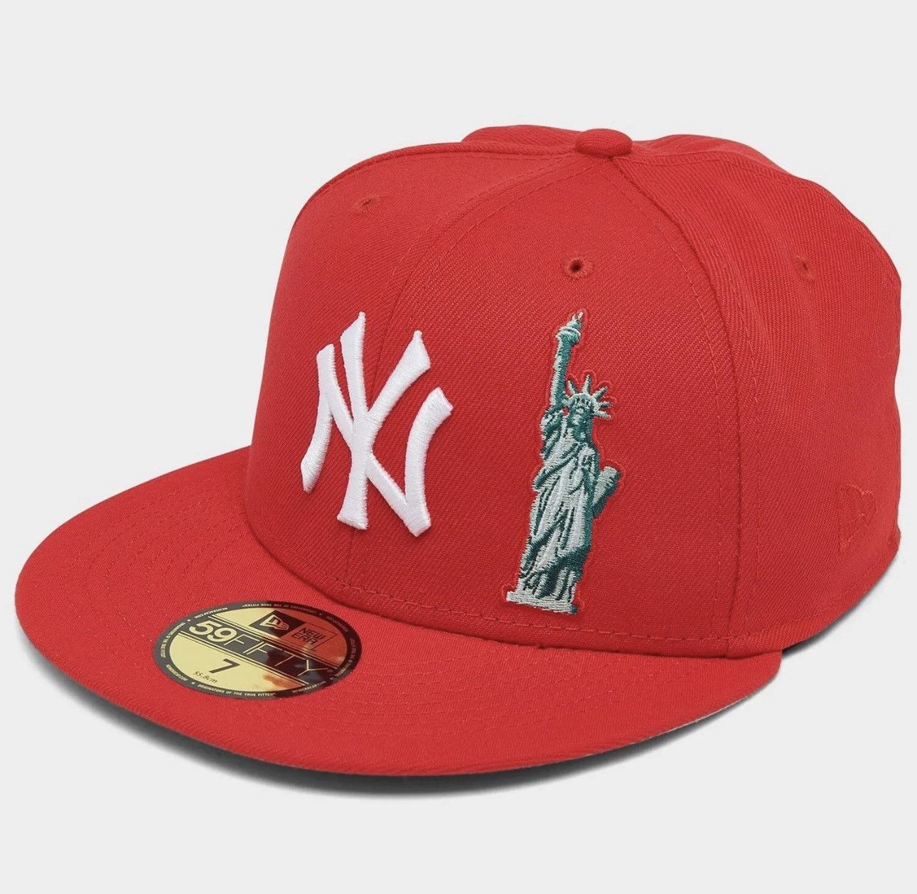 New Era × New York Yankees New Era MLB 59Fifty HL Statue Of Liberty Fitted Cap Size ONE SIZE - 4 Thumbnail