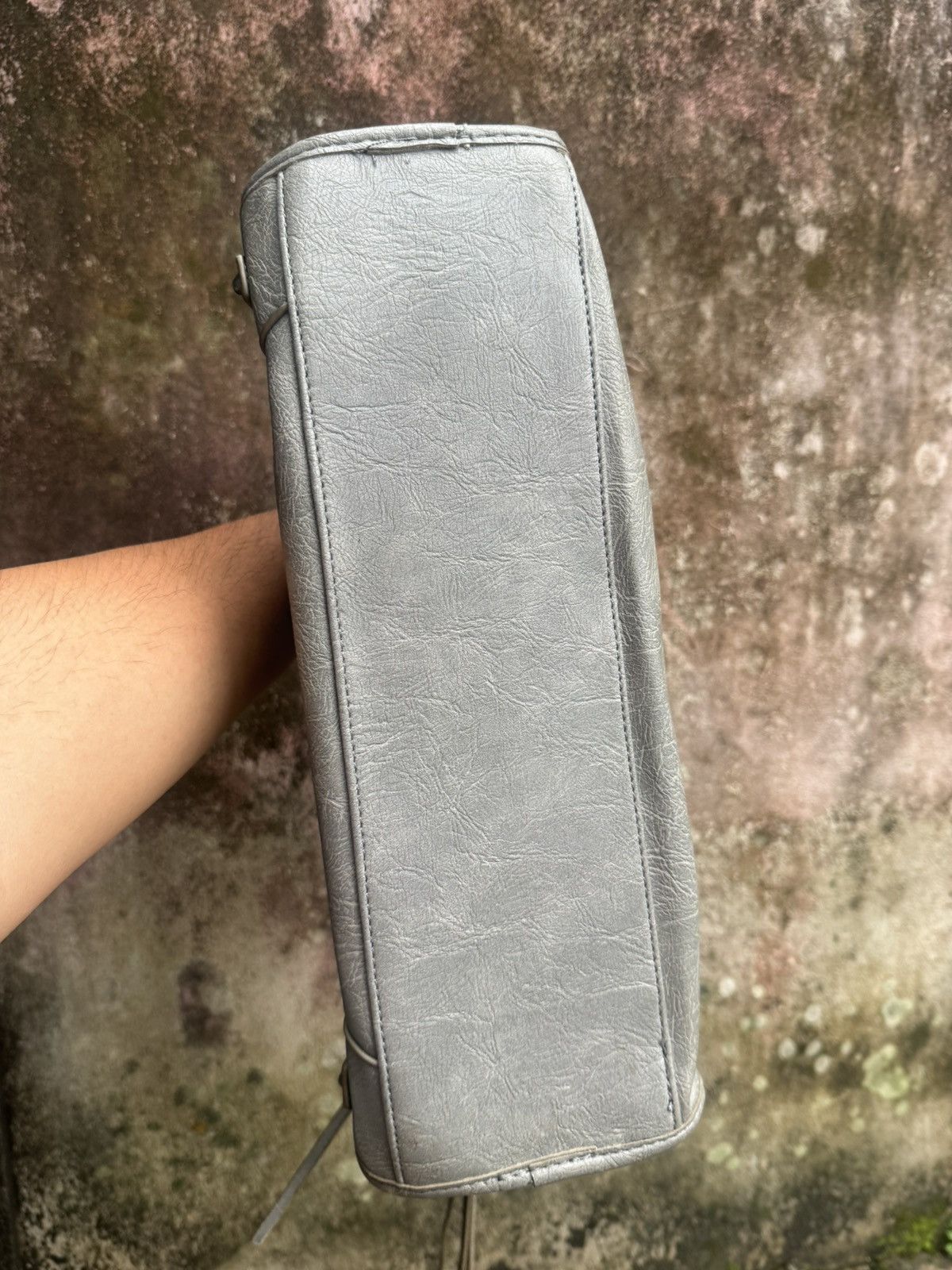Vintage Leather City Bags Grey Vintage Size ONE SIZE - 7 Thumbnail