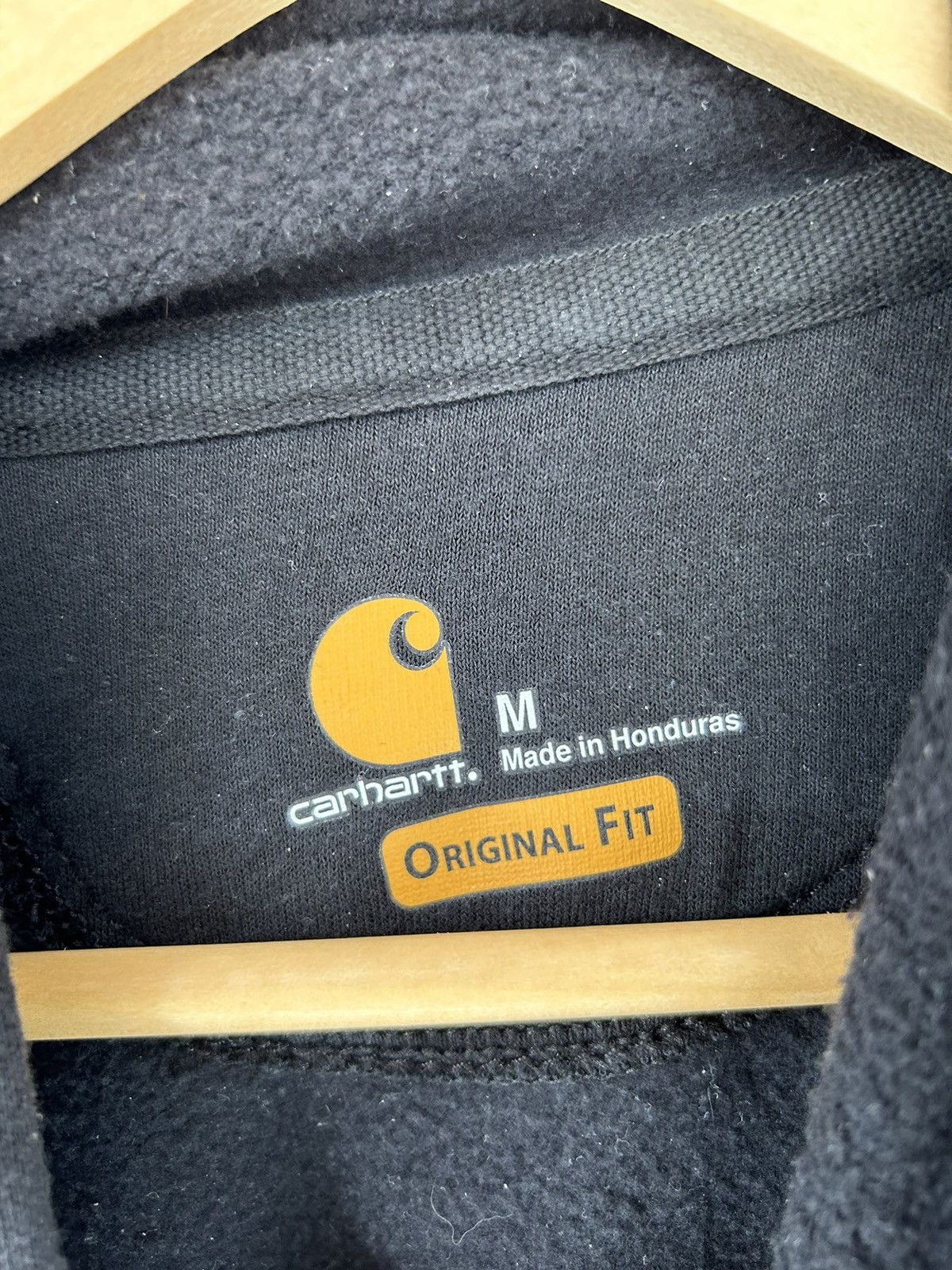 Carhartt Carhartt Black Fleece Lined Pullover Hoodie Size US M / EU 48-50 / 2 - 6 Thumbnail