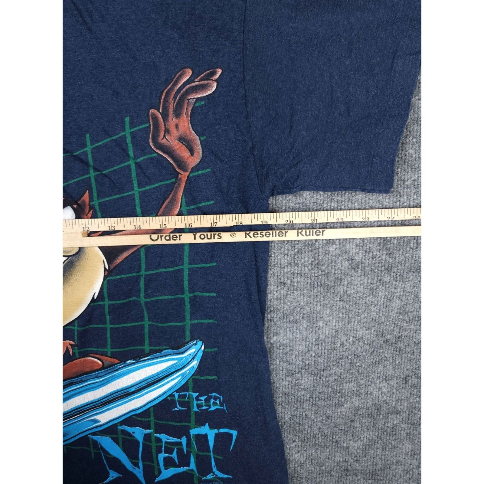 Vintage VINTAGE Signal T-Shirt Men L Blue Surfin' The Net Graphic Print Short Sleeve Crew Neck Size US L / EU 52-54 / 3 - 6 Thumbnail