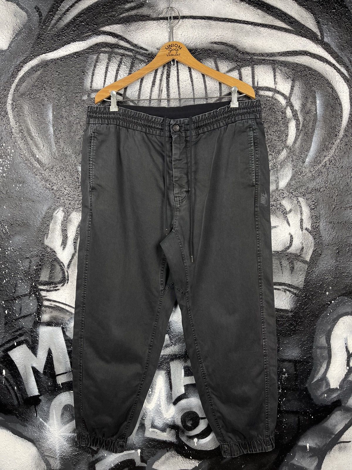 Nike Nike Lab Woven Faded Black Italian Jogger Pants Men’s Size L Size US 36 / EU 52 - 4 Thumbnail