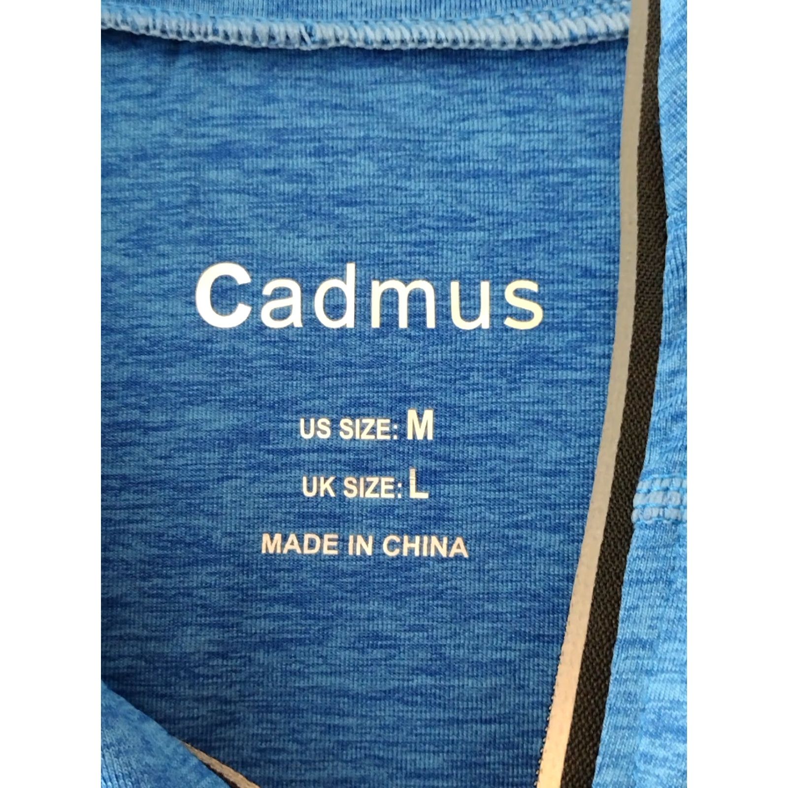 Vintage CADMUS Women’s Medium Compression Long Sleeve 1/4 Zip Pullover Blue Shirt M Women’s Long Sleeve 1/4 Zip Cadmus Athletic Sports Shirt Blue Size M / US 6-8 / IT 42-44 - 6 Thumbnail