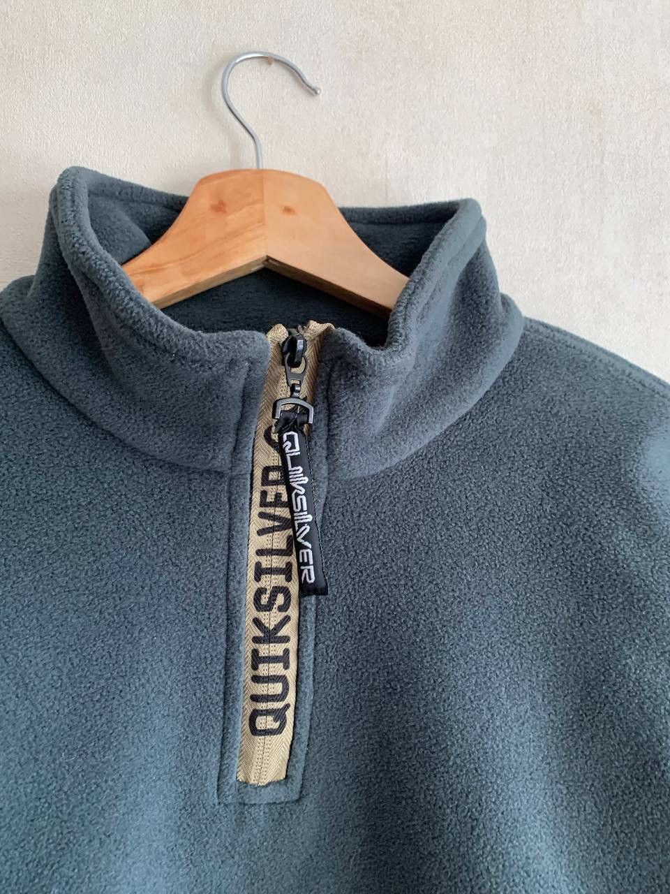Quiksilver × Vintage Vintage Quicksilver Fleece Jacket 1/4 Zip Big Logo Size US M / EU 48-50 / 2 - 3 Thumbnail