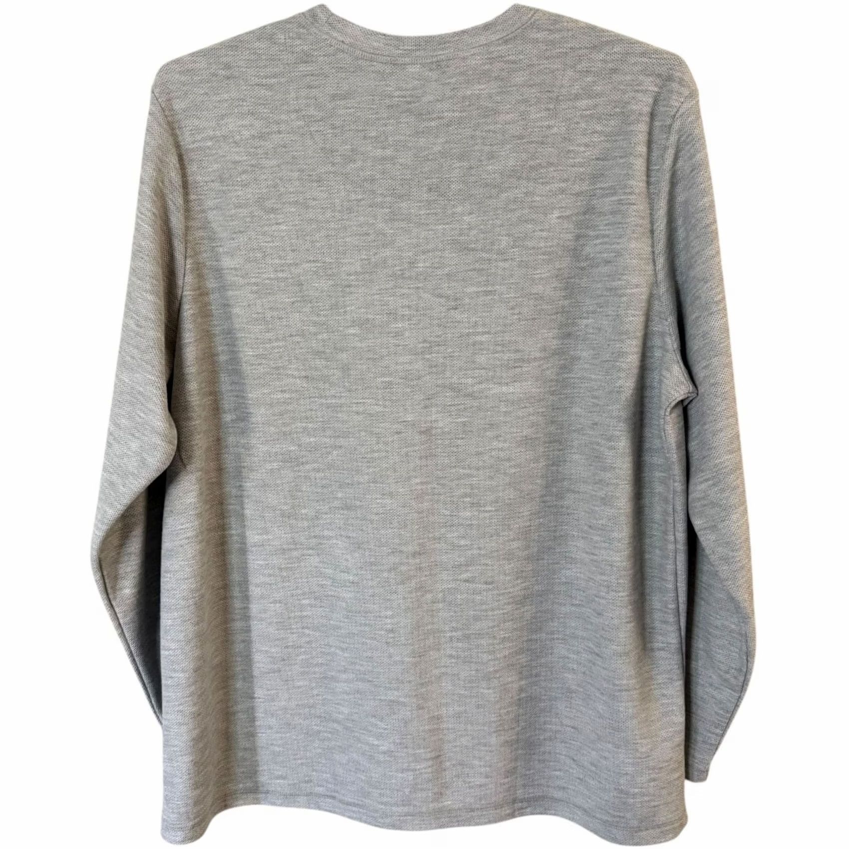 Tommy Bahama Tommy Bahama Textured Crewneck Shirt Gray Men's XL Lounge Long-Sleeve Pullover Size US XL / EU 56 / 4 - 4 Thumbnail