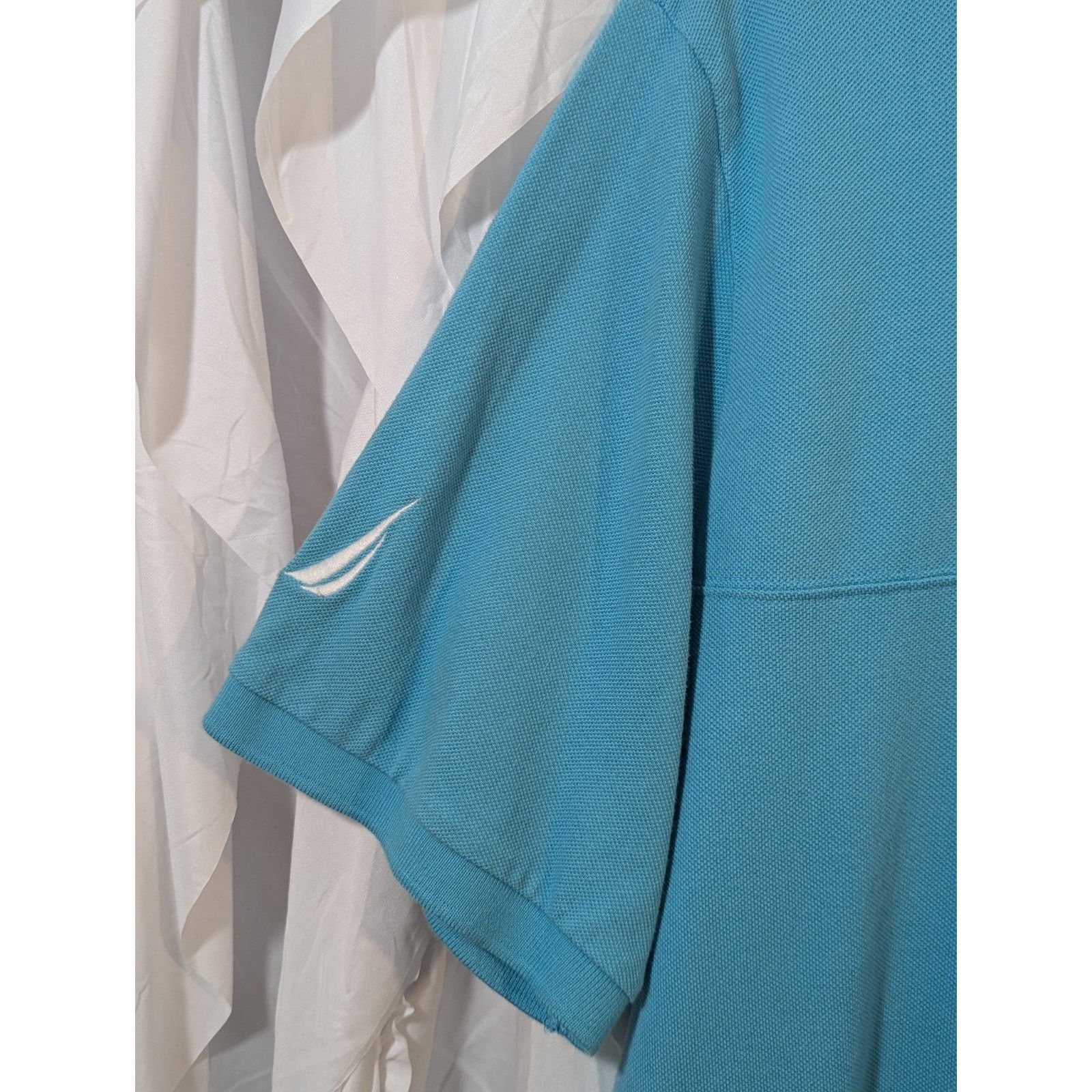 Nautica Nautica Retro N/S83 Embroidered Polo XL Light Blue Size US XL / EU 56 / 4 - 5 Thumbnail