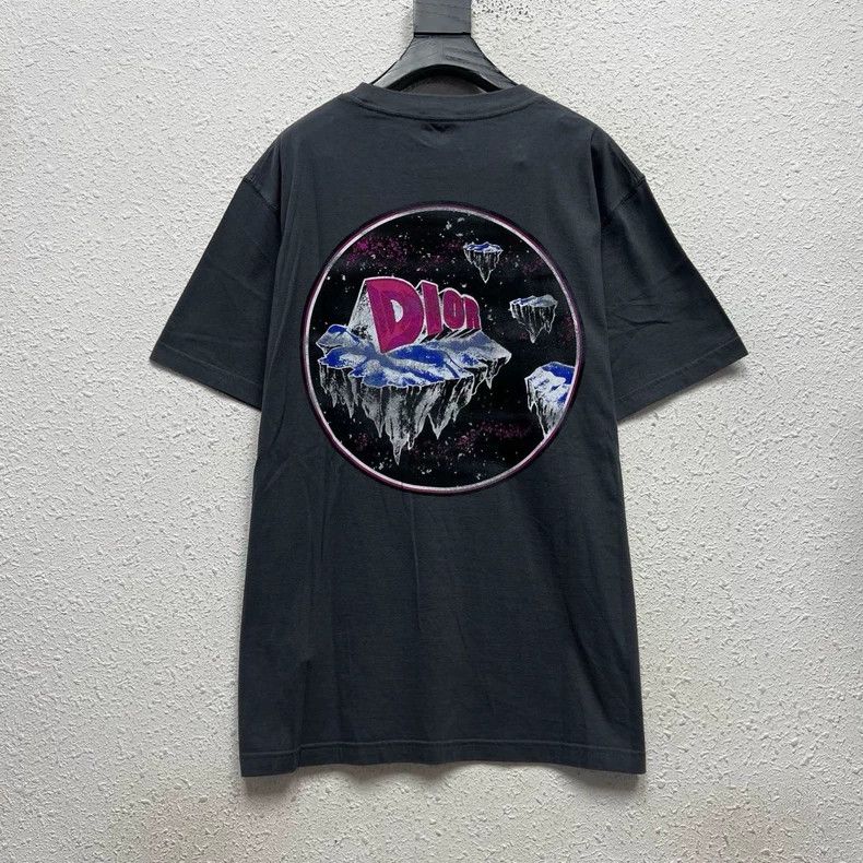 Dior Dior New gray front and back graffiti letter Logo short sl Size US M / EU 48-50 / 2 - 2 Thumbnail