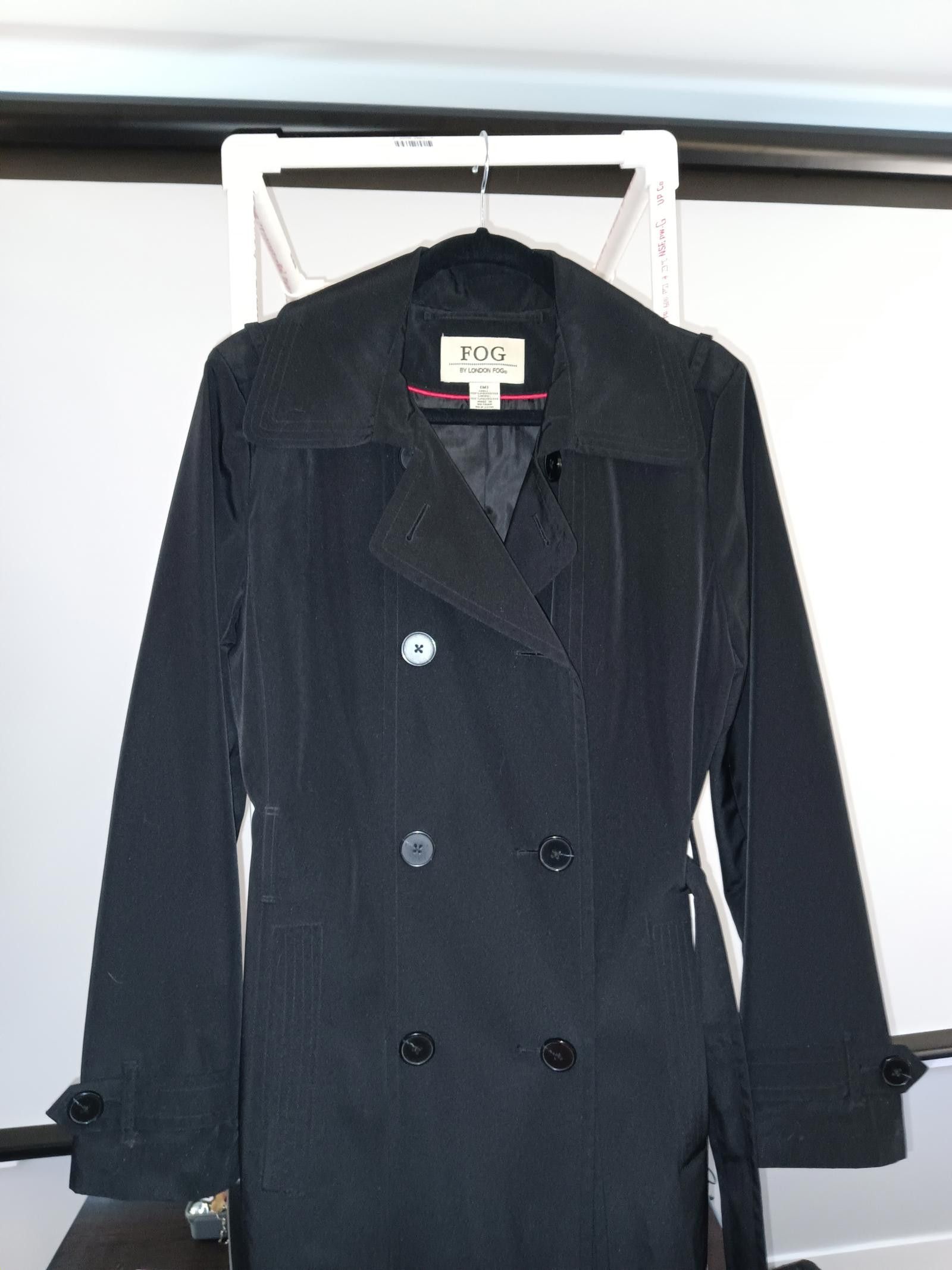 London Fog Stylish Black Trench Coat by London Fog - Medium Size M / US 6-8 / IT 42-44 - 1 Thumbnail