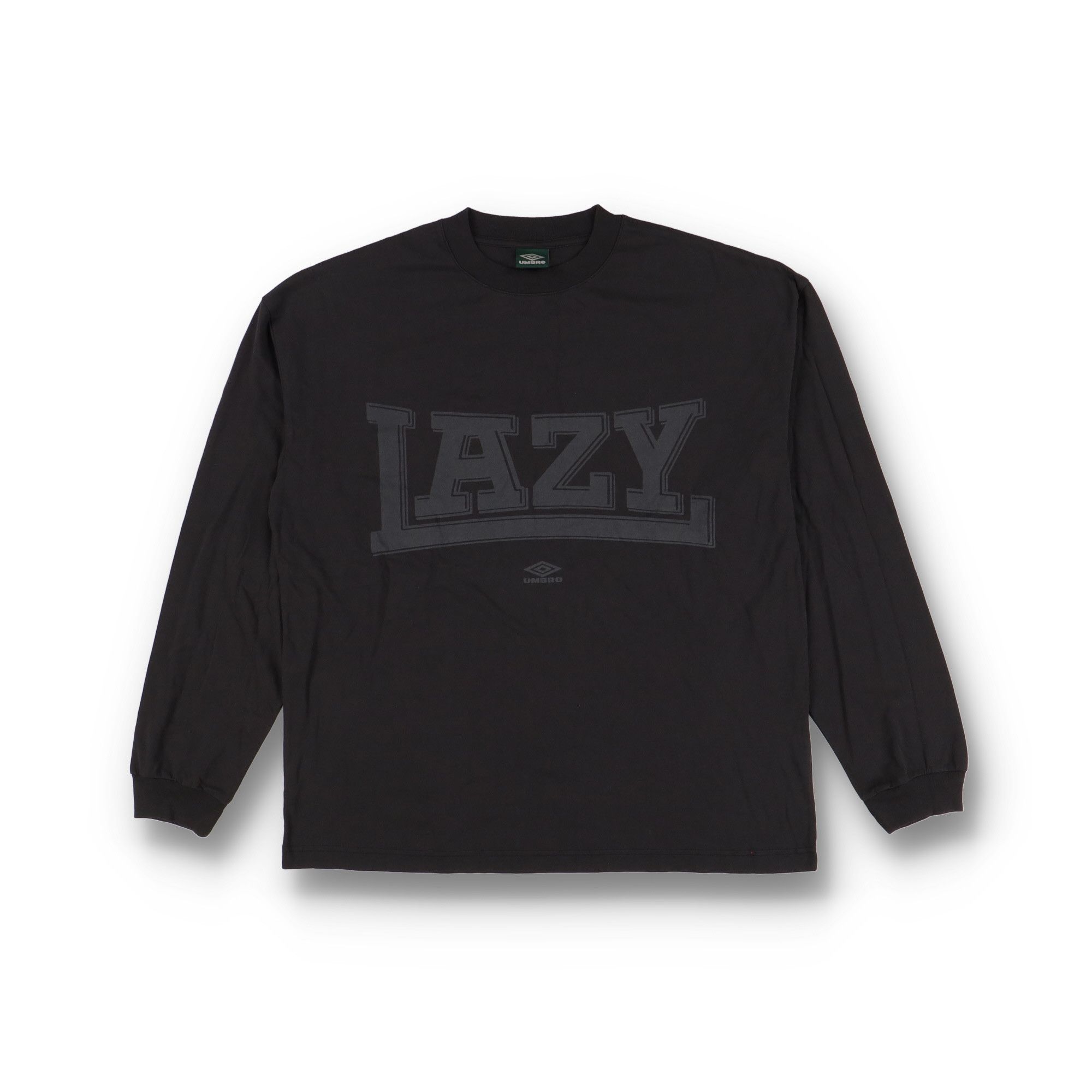 Umbro Black Lazy Logo Oversized Long Sleeve T-Shirt Size US S / EU 44-46 / 1 - 1 Thumbnail